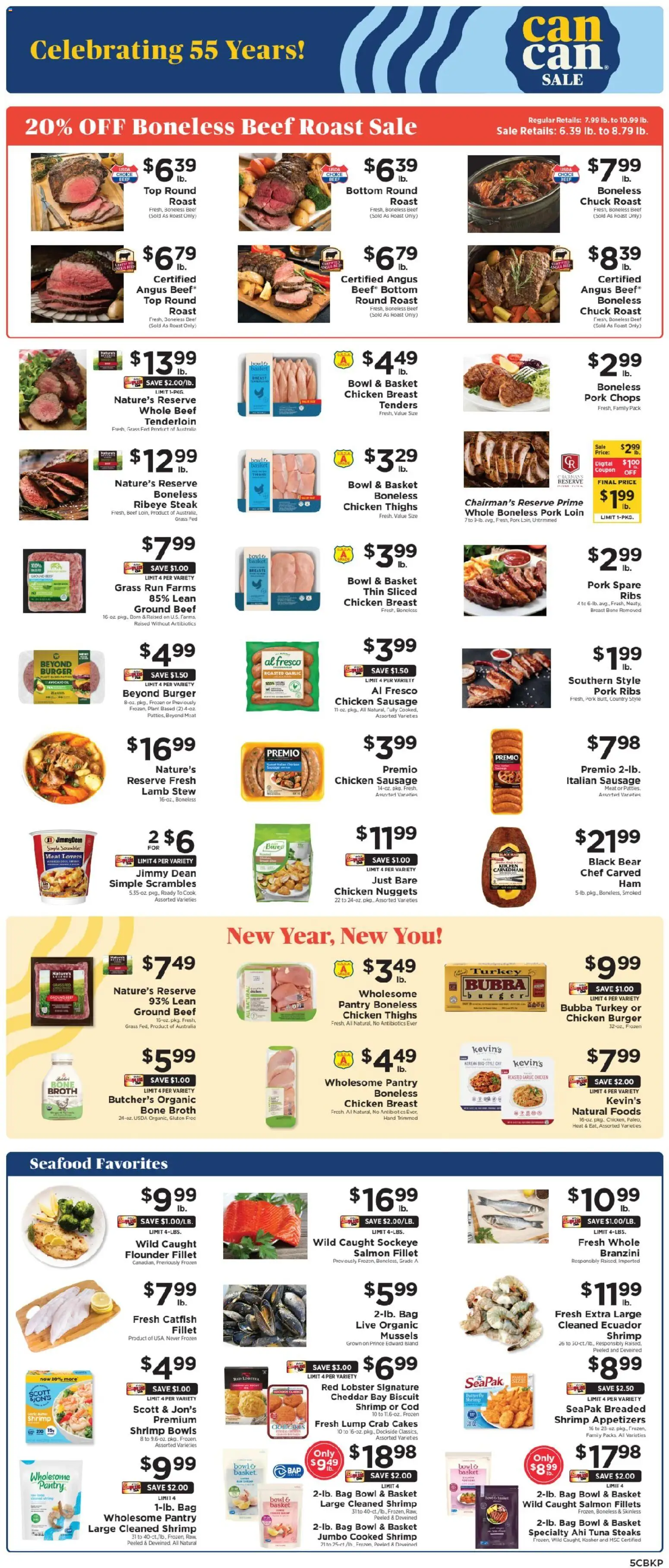 ShopRite Weekly Ad 2 - valid from 04.01.2026 | Page: 6 | Products: Basket, Beer, Avocado, Sausage