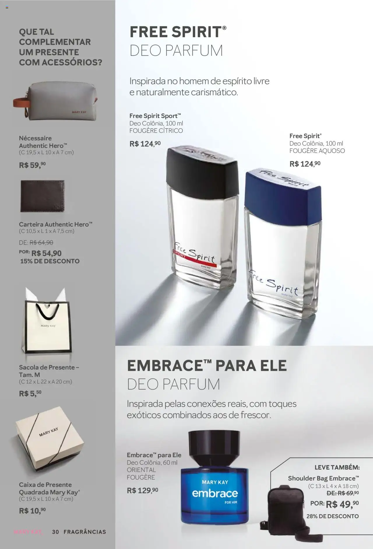 Mary Kay Folheto - válido de 01.10.2025 | Página: 30 | Produtos: Necessaire, Caixa, Carteira
