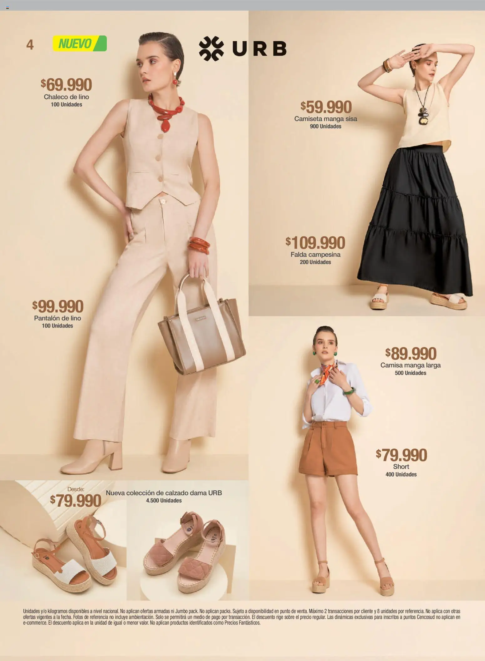 Jumbo revista - valida desde el 23.04.2026 | Página: 4 | Productos: Short, Sobre, Camisa, Chaleco