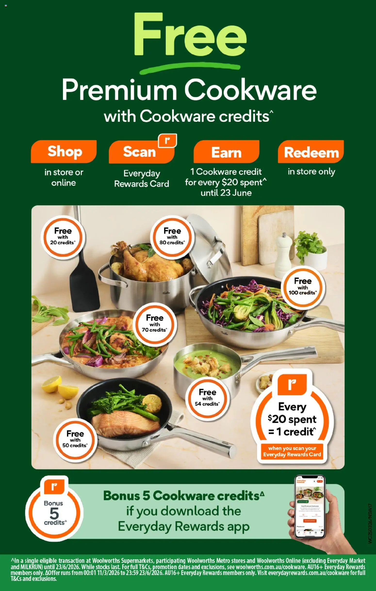 Woolworths catalogue - valid from 25.03.2026 | Page: 17 | Products: Cookware