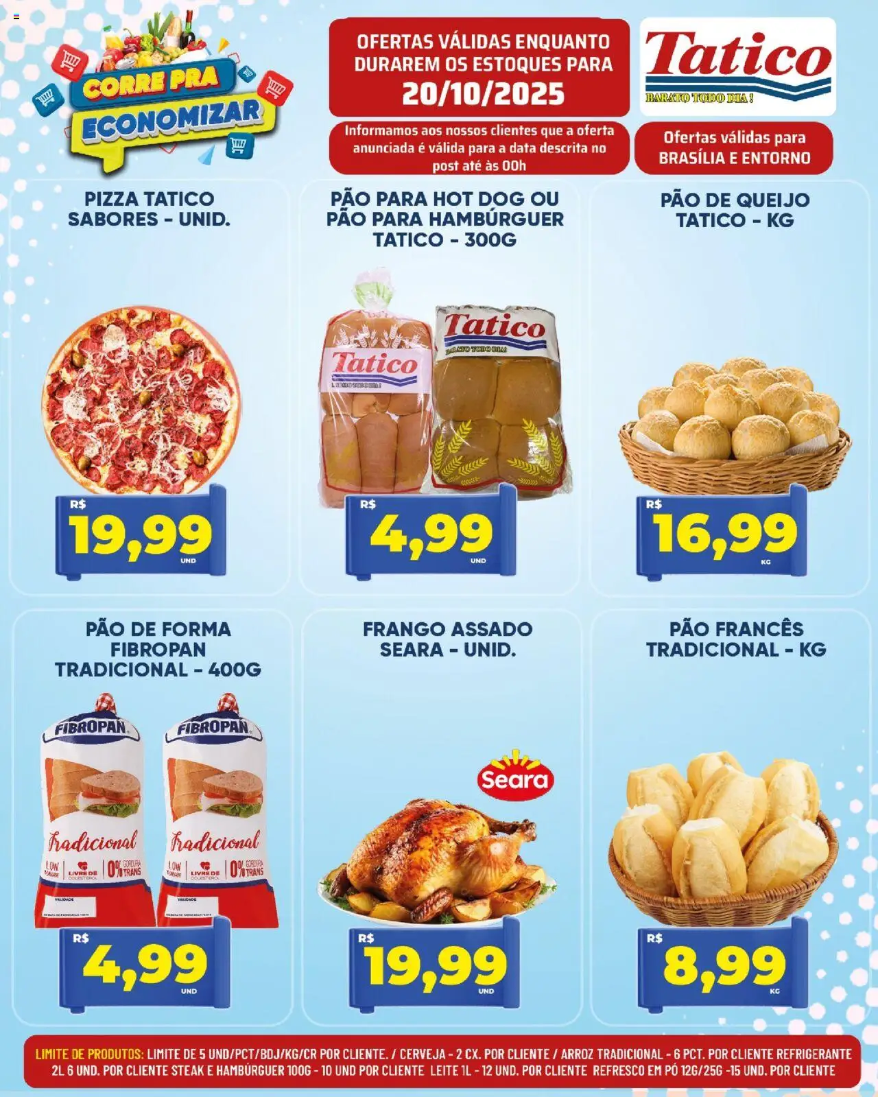 Tatico Folheto - válido de 20.10.2025 | Página: 10 | Produtos: Pó, Queijo, Refrigerante, Pão francês