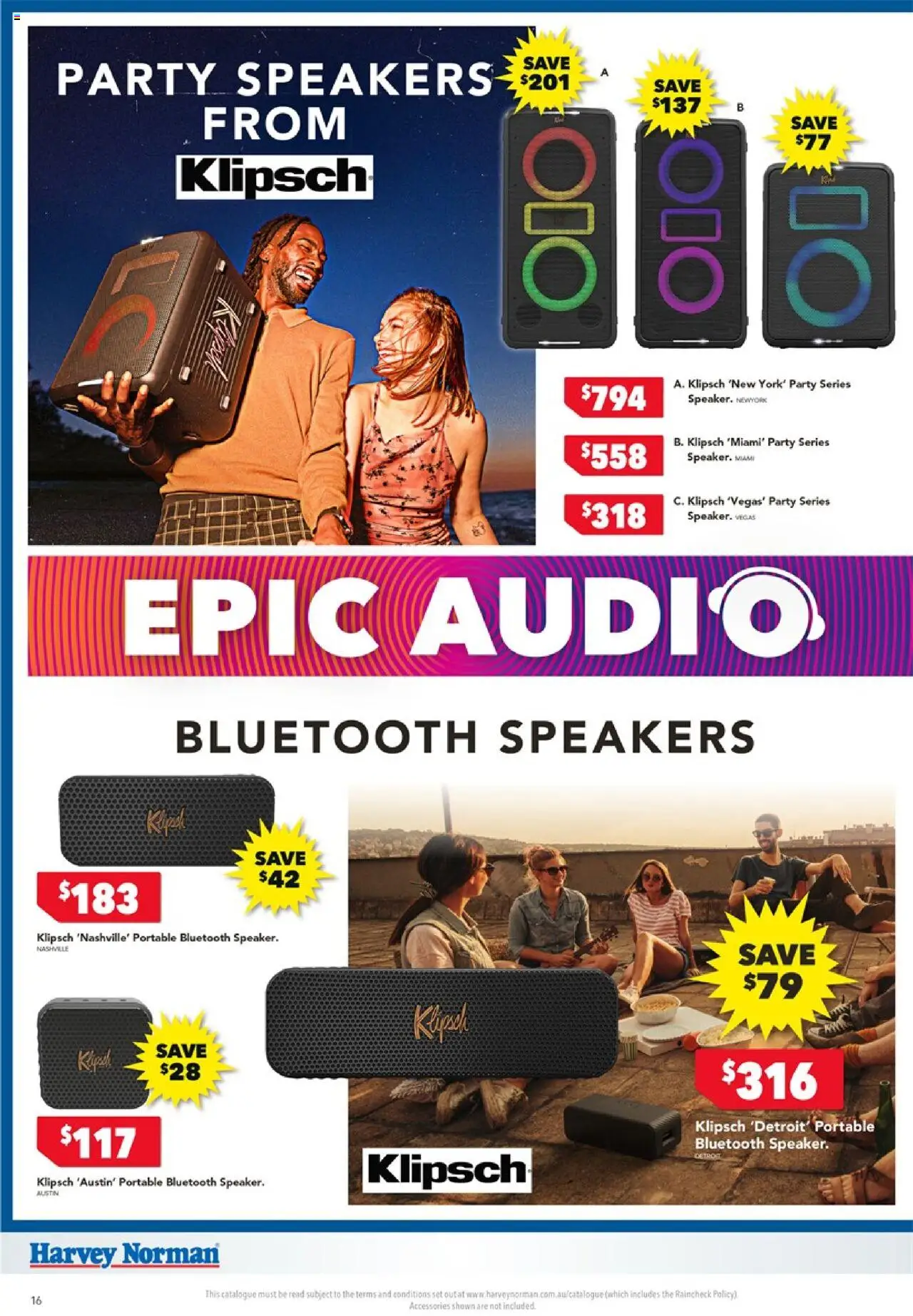 Harvey Norman catalogue - valid from 10.10.2025 | Page: 16 | Products: Accessories, Audio, Portable