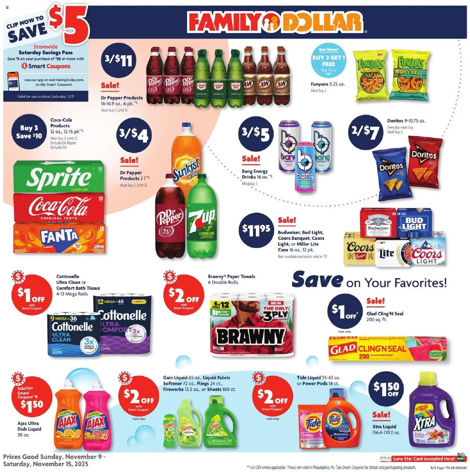 Family Dollar Weekly Ad - valid from 09.11.2025 | Page: 1