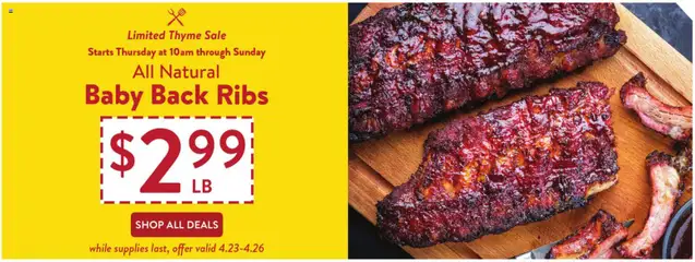 Preview of Fresh Thyme weekly ads valid from 22.04.2026