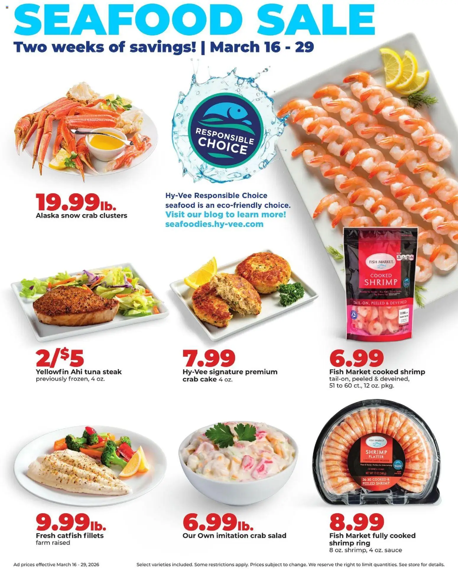 HyVee Weekly Ad - valid from 16.03.2026 | Page: 17 | Products: Ring, Fish, Salad, Sauce