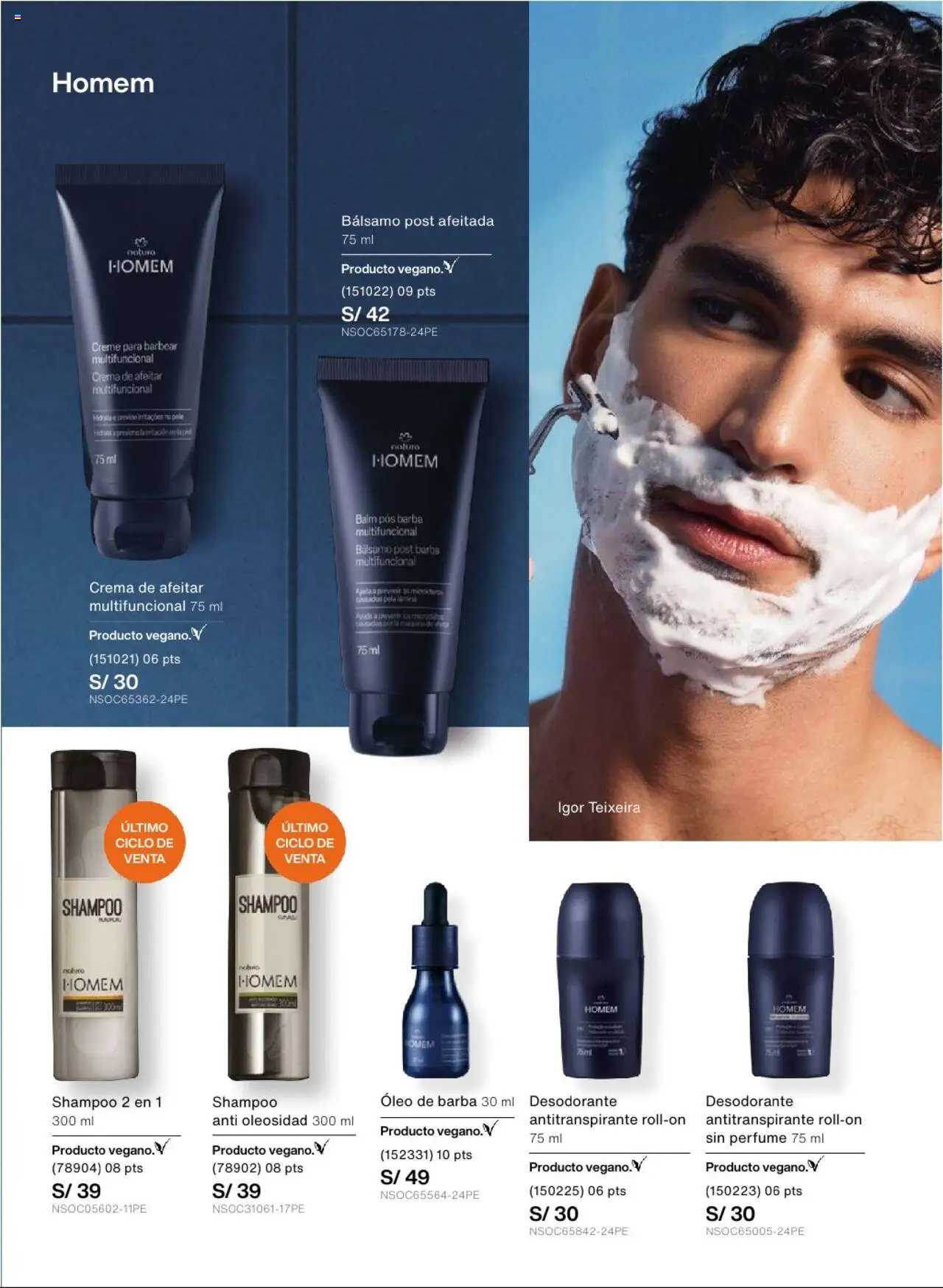 Catálogo Natura válido desde 03.09.2025 | Página: 43 | Productos: Desodorante, Antitranspirante, Crema, Perfume