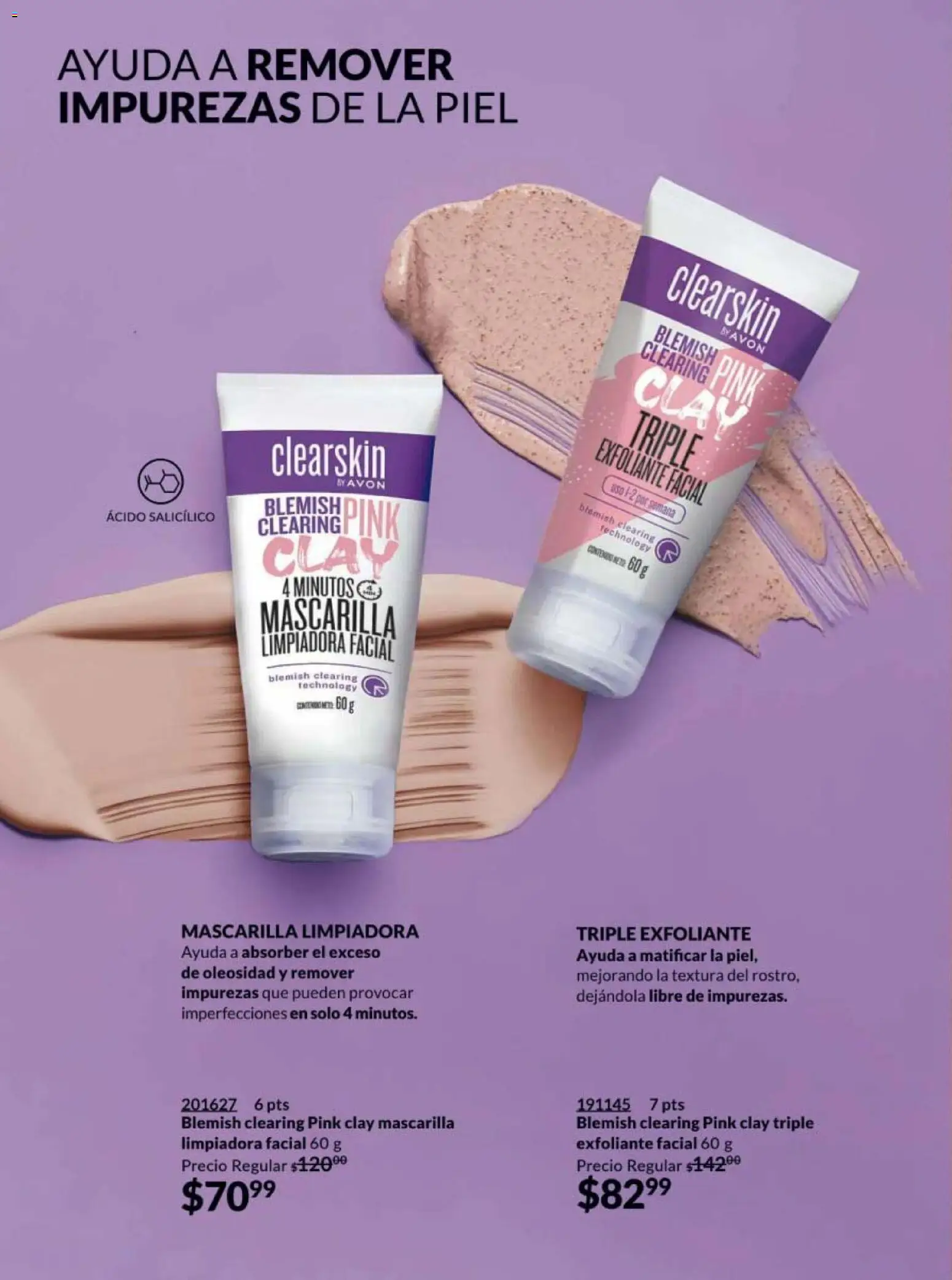 Nuevas ofertas de AVON válidas en toda la República Mexicana desde el 13.03.2026. ¡Encuentra las mejores ofertas en AVON campaña 5 2026! | Página: 154 | Productos: Exfoliante facial, Mascarilla