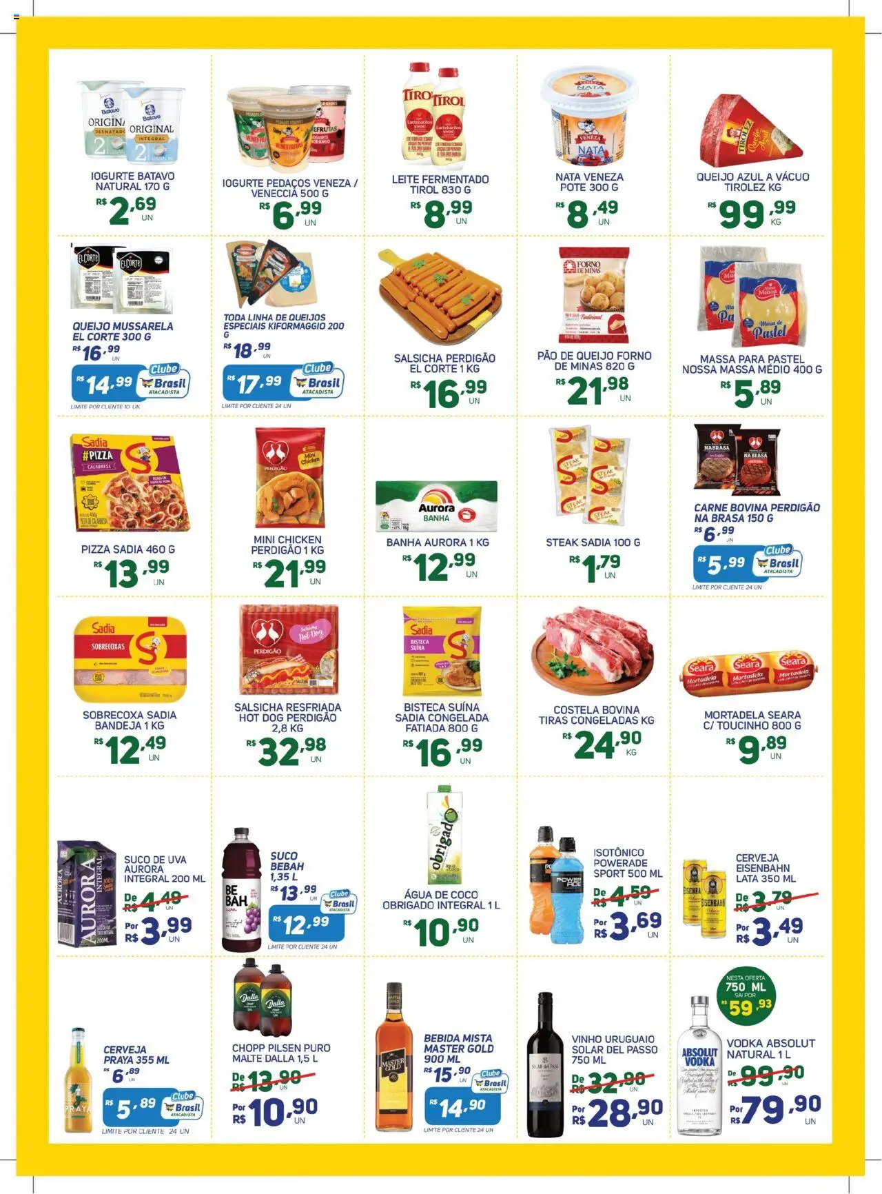 Brasil Atacadista Folheto - válido de 11.08.2025 | Página: 3 | Produtos: Forno, Iogurte, Bandeja, Leite fermentado