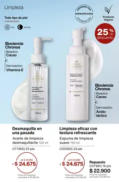 Vista previa Catálogo Natura Ciclo 3 válido desde el 09.02.2026 | Página: 156 | Productos: Aceite, Desmaquillante, Espuma, Cacao