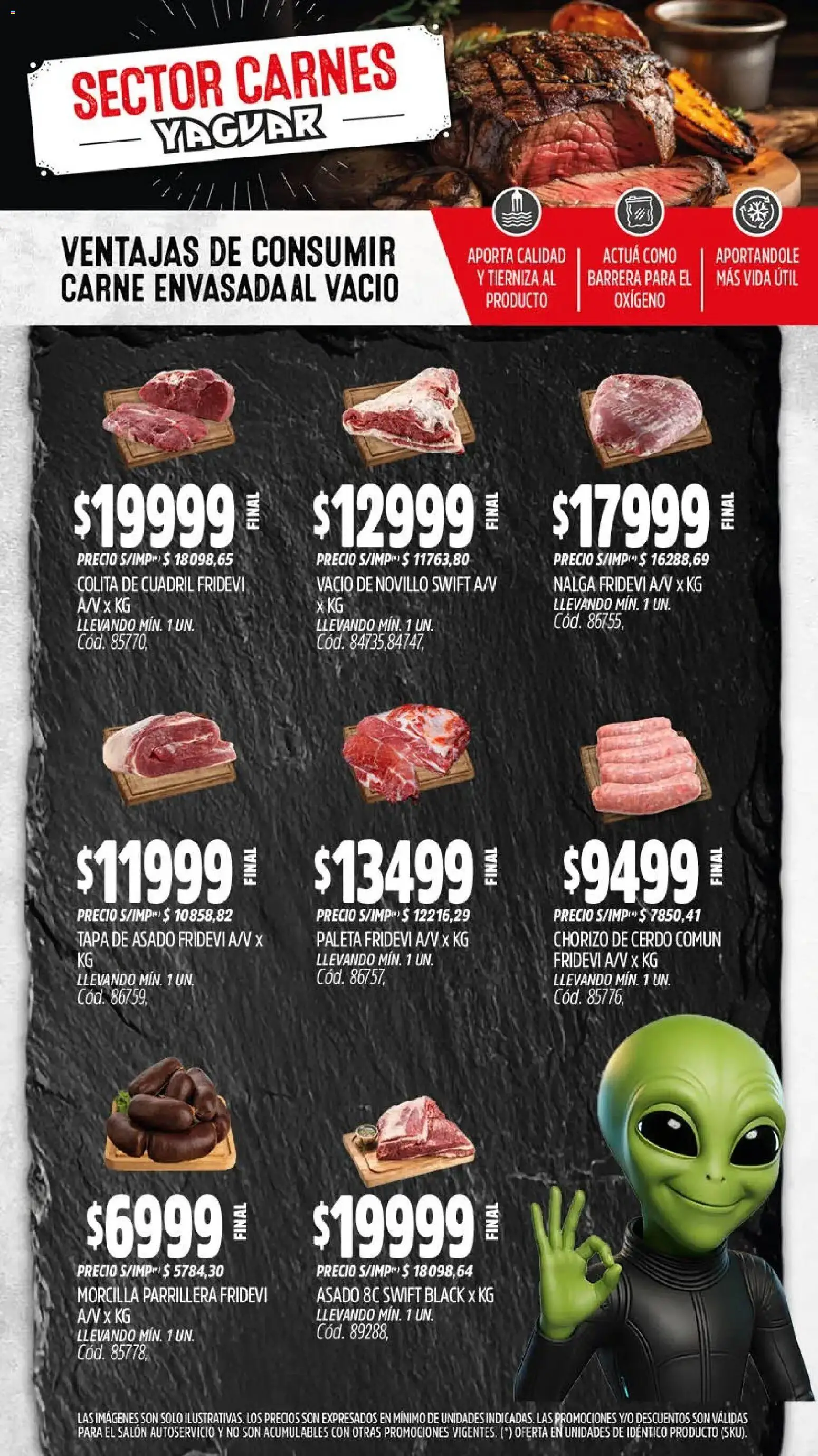 Yaguar - Oferta Semanal Neuquen │ válido desde el 02.03.2026 | Página: 4 | Productos: Paleta, Chorizo, Morcilla, Cerdo
