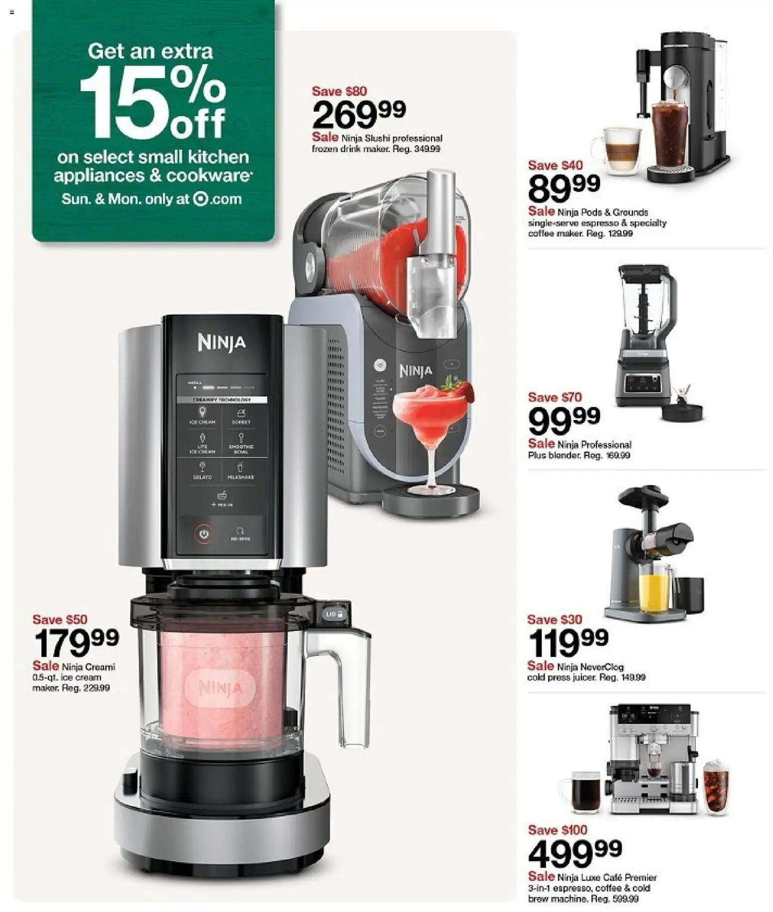 Target Weekly Ad - valid from 30.11.2025 | Page: 32 | Products: Press, Coffee, Cream, Ice cream