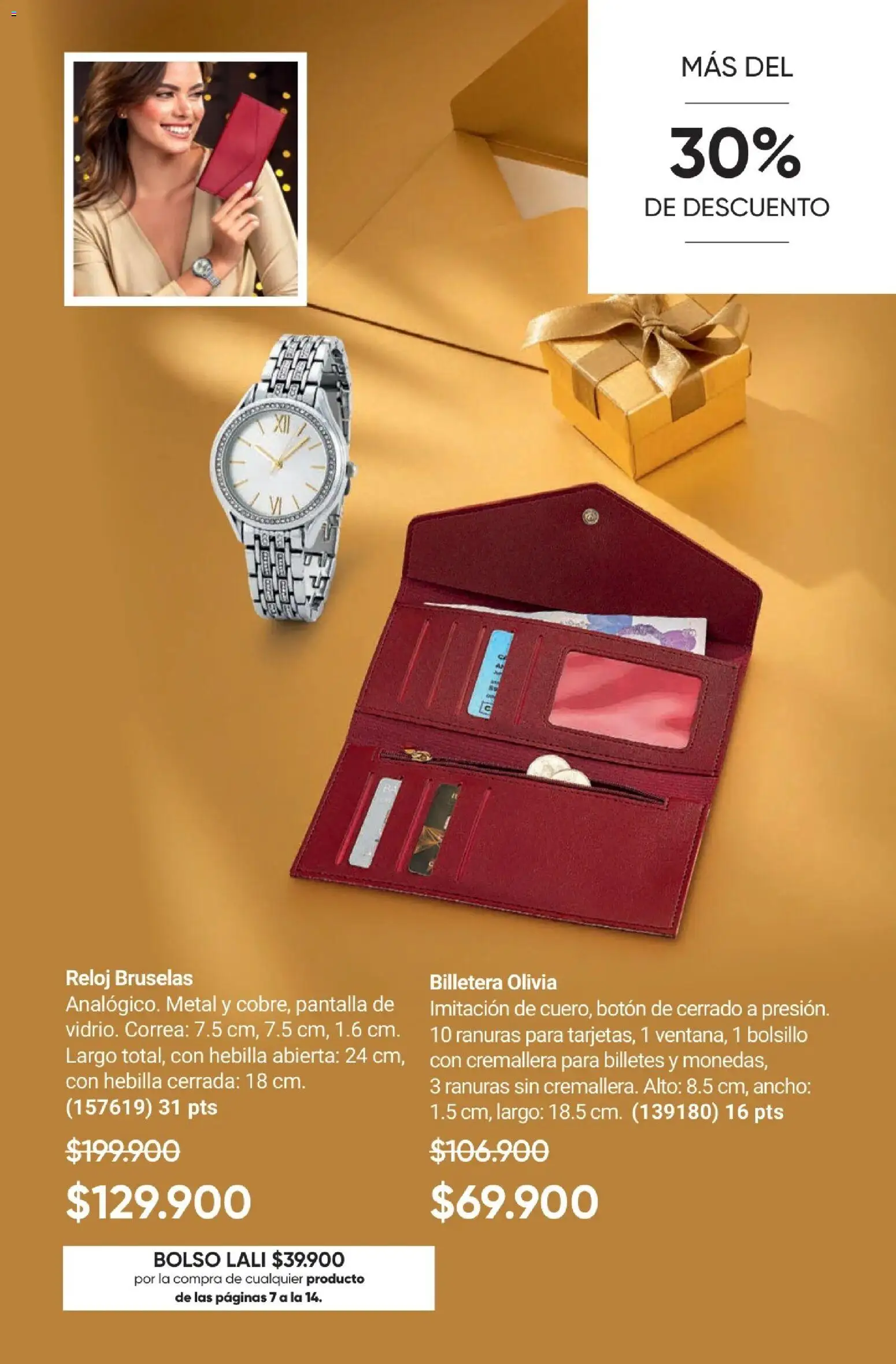 Avon revista - valida desde el 01.12.2025 | Página: 13 | Productos: Bolso, Billetera, Reloj, Hebilla
