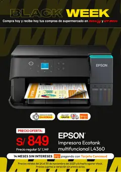 Vista previa de folleto Metro - Black Friday de la Metro válido desde 24.11.2025 | Página: 7 | Productos: Impresora