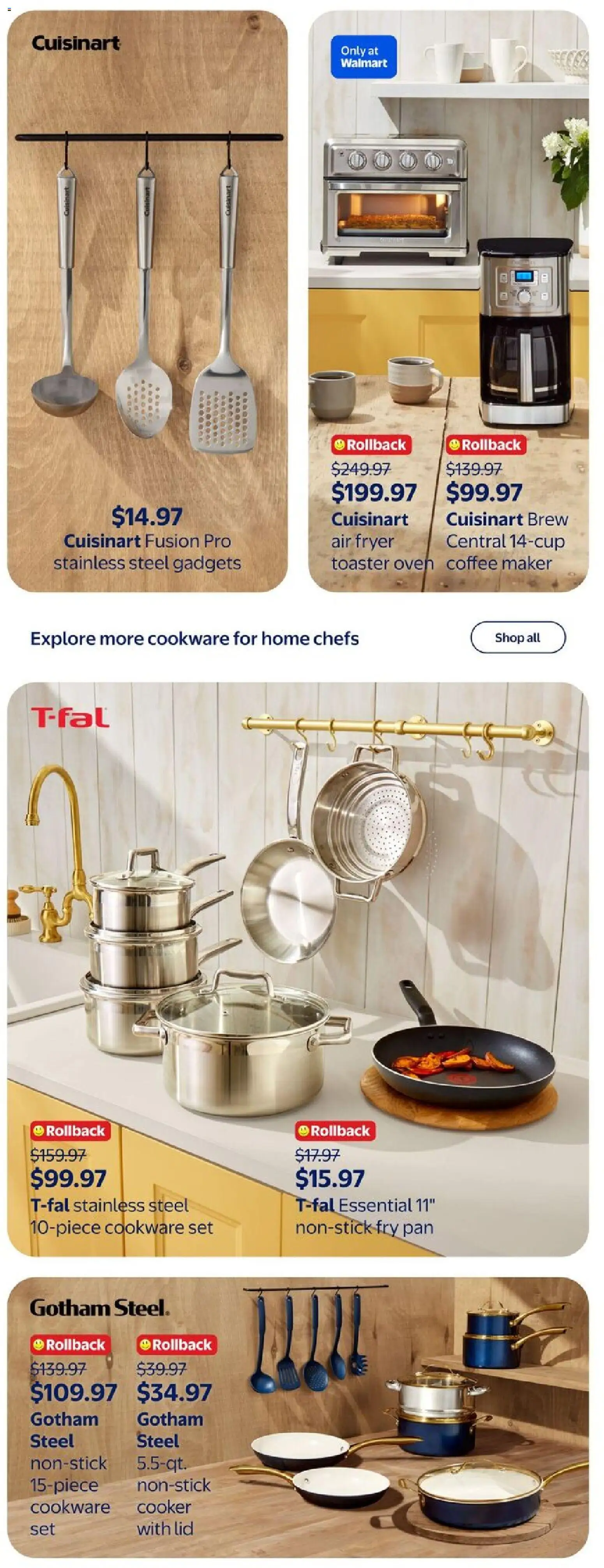 Walmart flyer valid from 30.04.2026 | Page: 12 | Products: Oven, Fryer, Cooker, Coffee