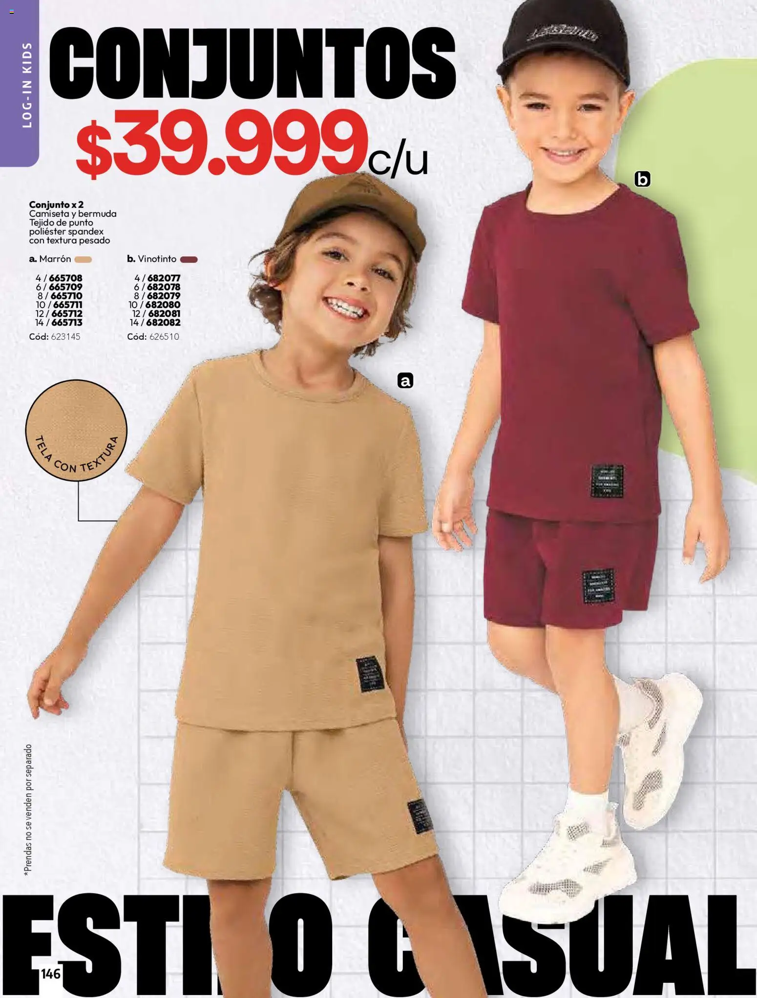 Pacifika revista - valida desde el 01.04.2026 | Página: 146 | Productos: Bermuda, Camiseta, Conjunto