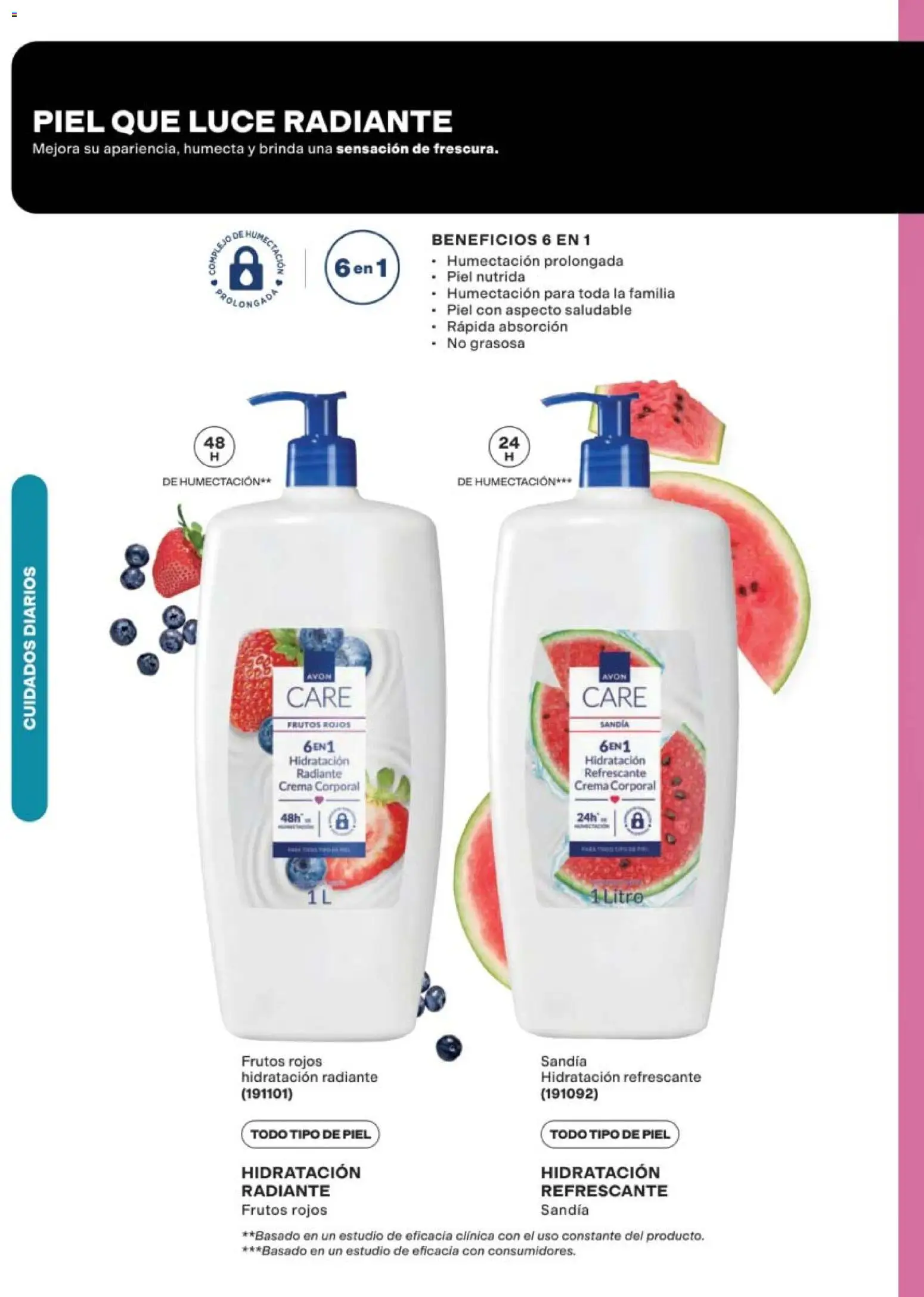 Nuevas ofertas de AVON válidas en toda la República Mexicana desde el 24.04.2026. ¡Encuentra las mejores ofertas en AVON campaña 7 2026! | Página: 154 | Productos: Sandía, Crema, Radiante, Body