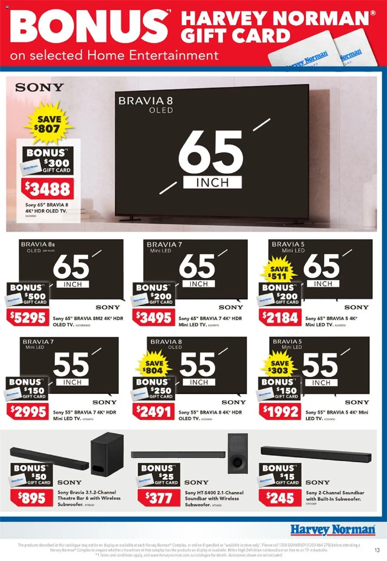 Harvey Norman catalogue - valid from 18.10.2025 | Page: 13 | Products: Accessories, Tv