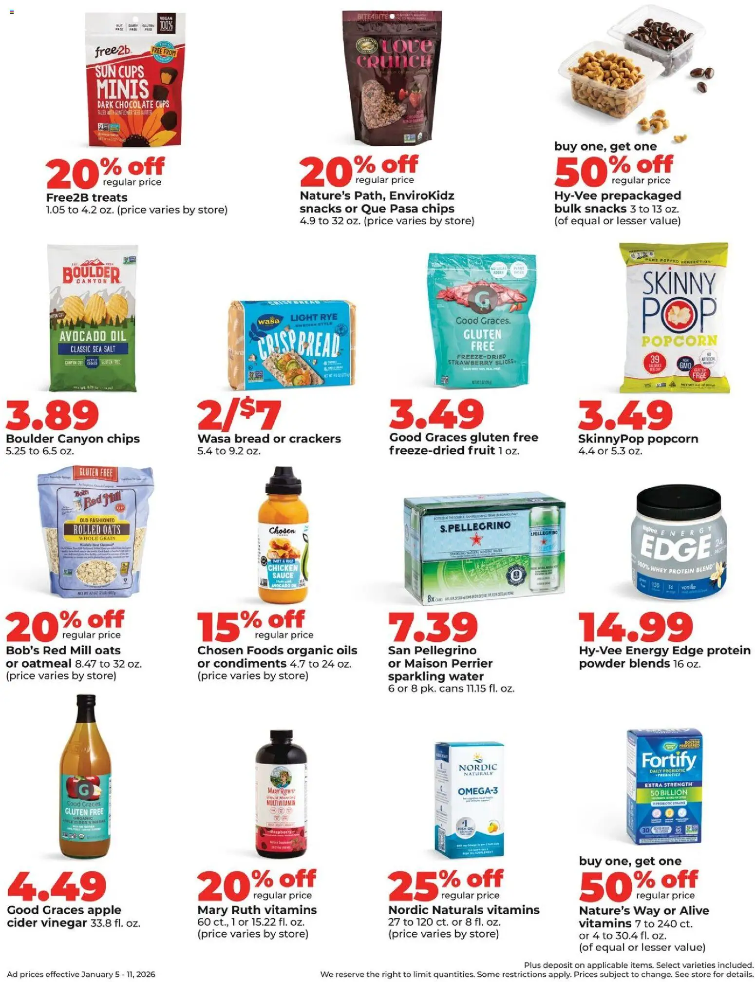 HyVee Weekly Ad - valid from 05.01.2026 | Page: 36 | Products: Cider, Powder, Chocolate, Avocado