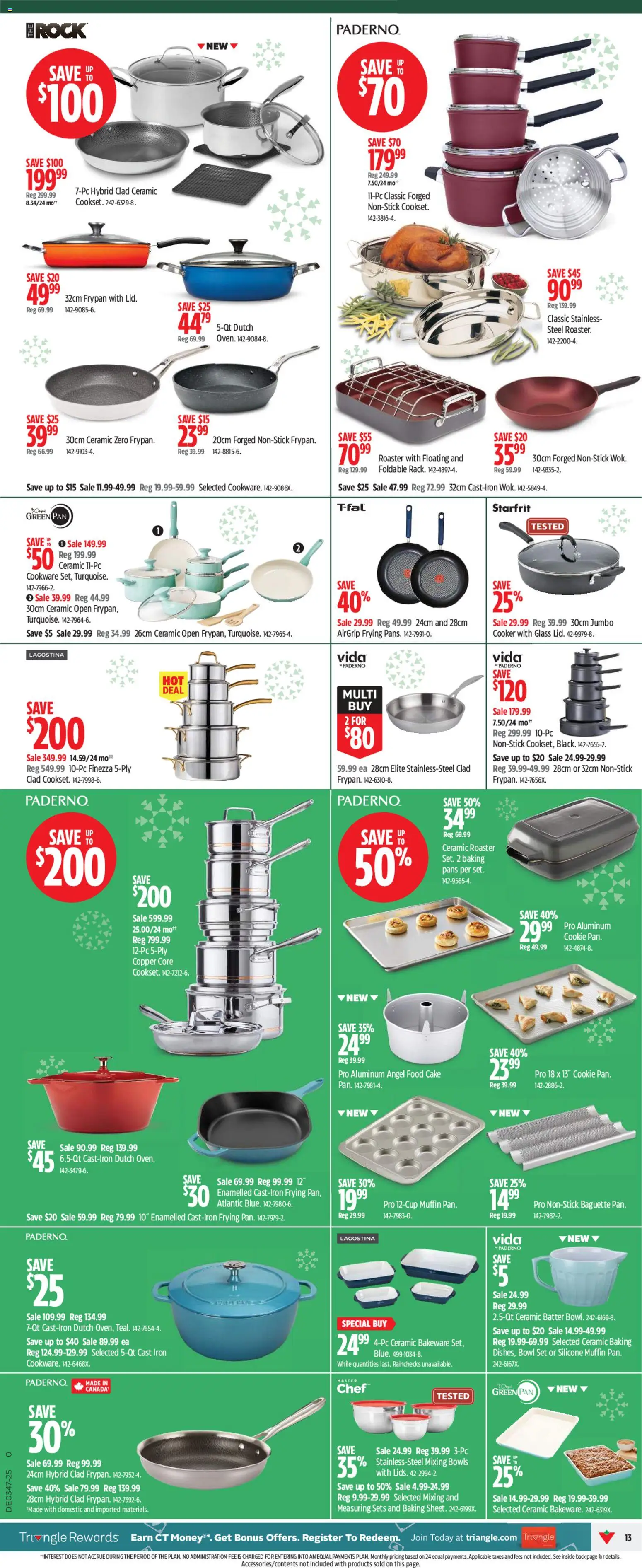 Canadian Tire flyer valid from 13.11.2025 | Page: 13 | Products: Iron, Cooker