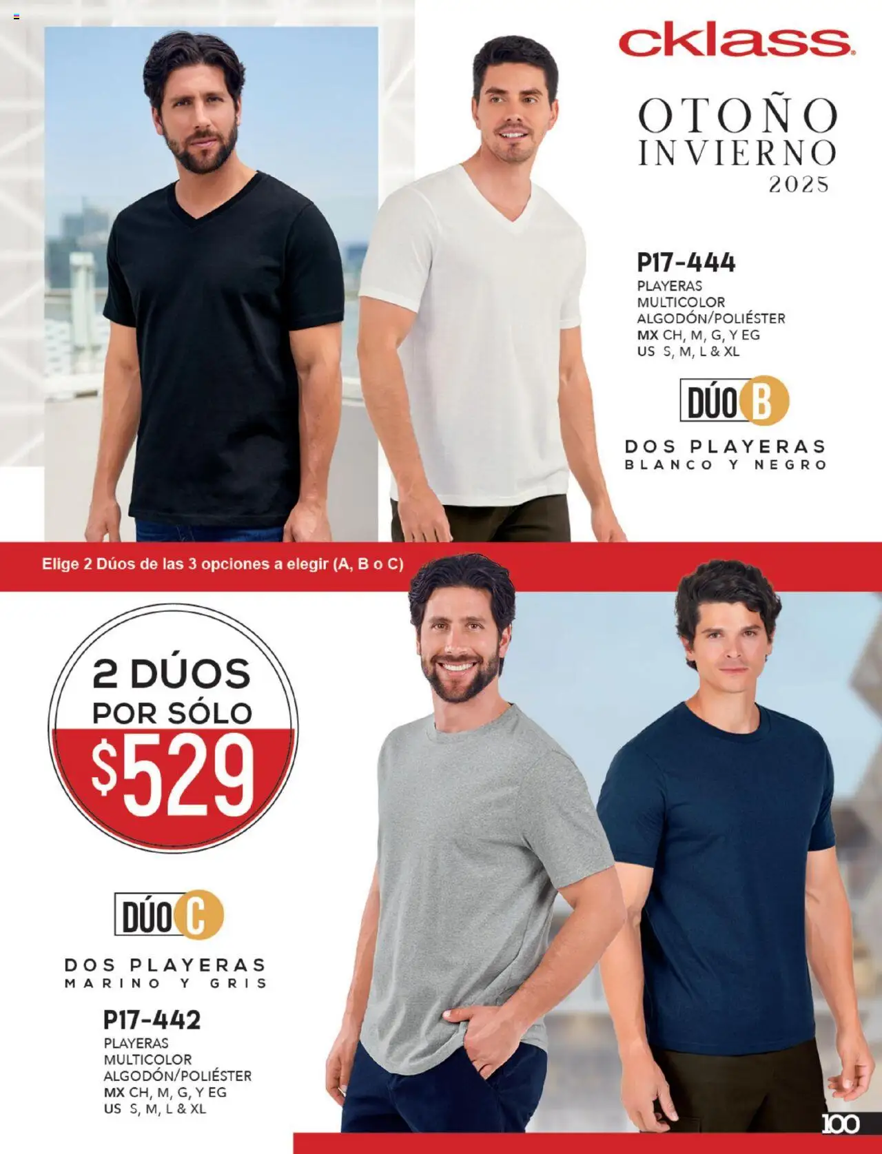 Nuevas ofertas de Cklass válidas en toda la República Mexicana desde el 14.07.2025. ¡Encuentra las mejores ofertas en Cklass catálogo Ropa Caballero! | Página: 101