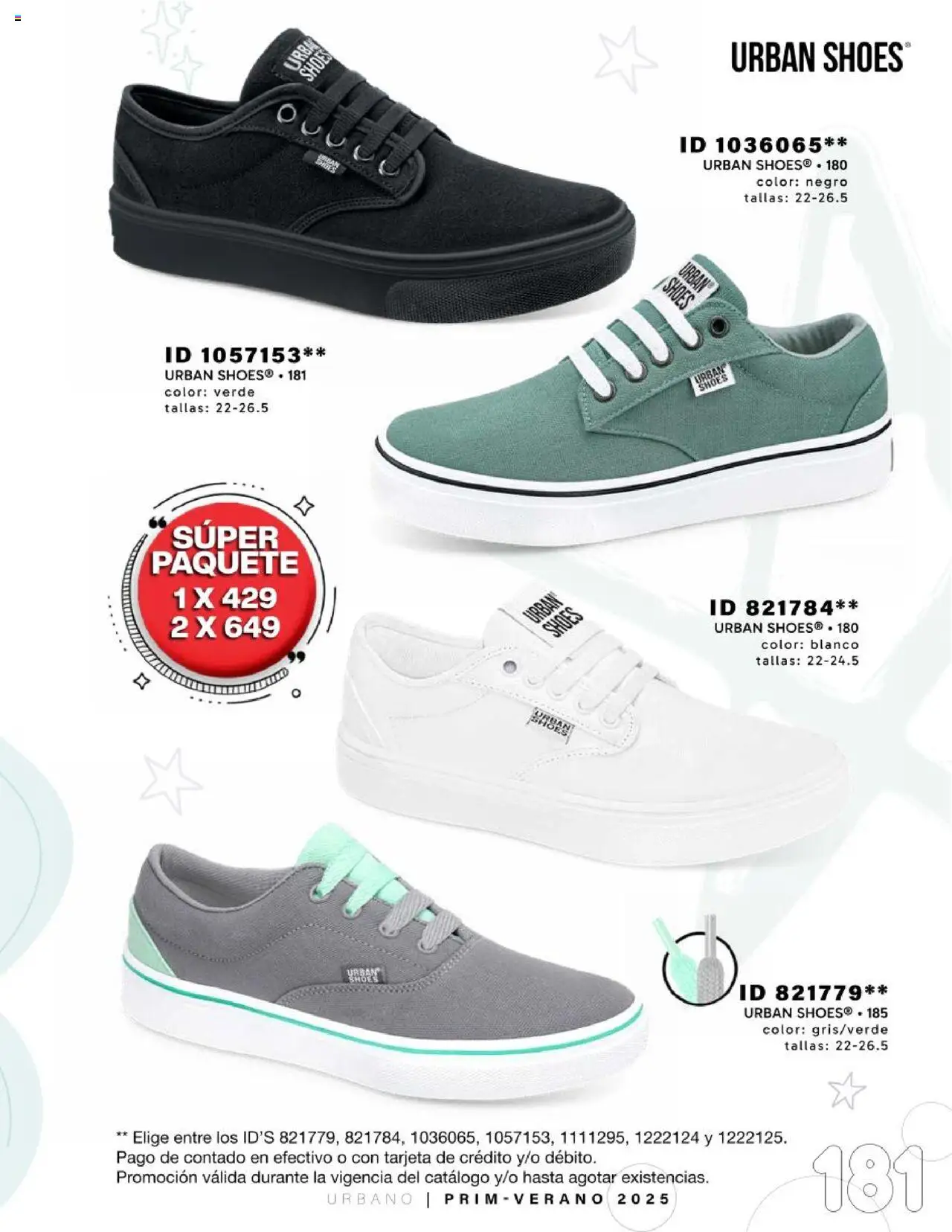 Nuevas ofertas de Price Shoes válidas en toda la República Mexicana desde el 24.01.2025. ¡Encuentra las mejores ofertas en Price Shoes catálogo Urbano! | Página: 181