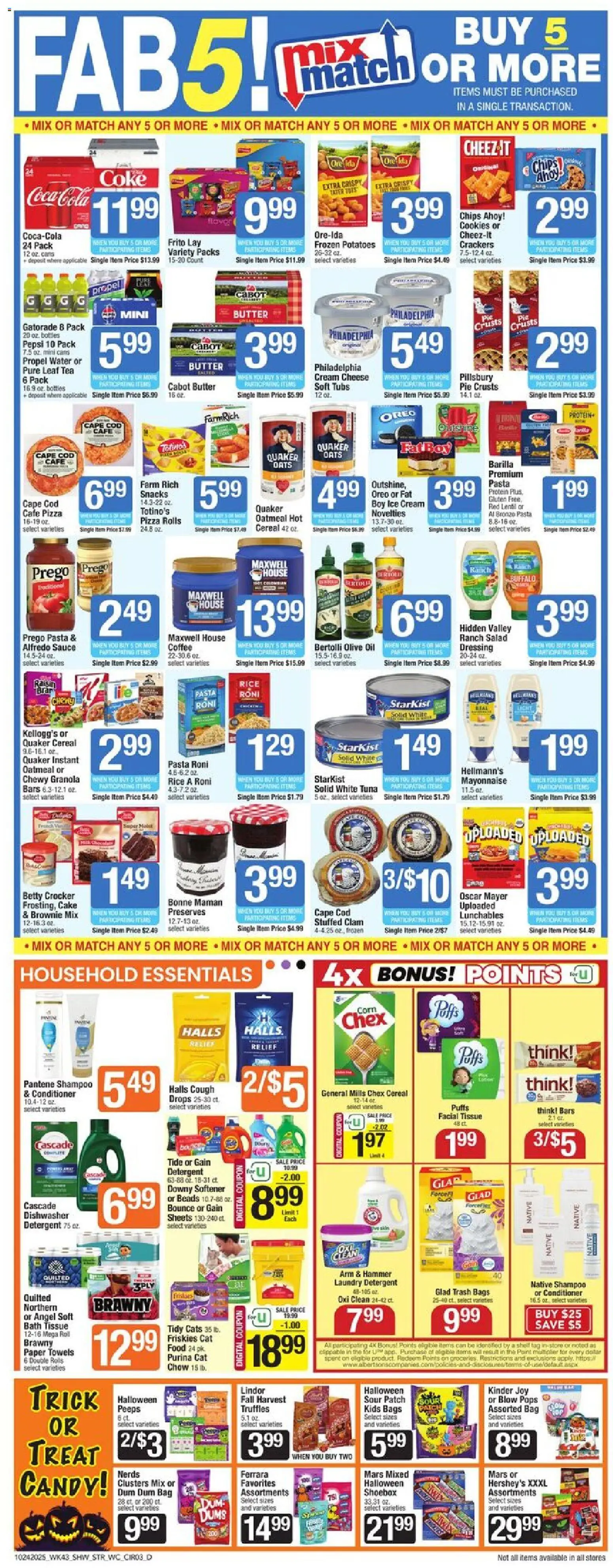 Star Market Weekly Ad - valid from 24.10.2025 | Page: 3 | Products: Bath, Shampoo, Detergent, Cream