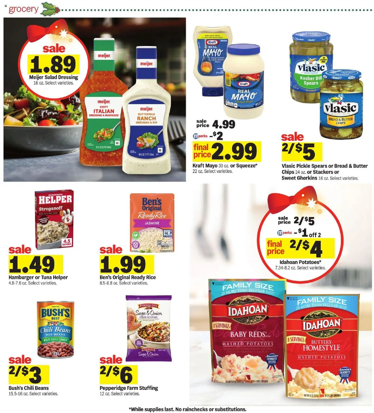 Meijer Weekly Ad - MI - valid from 05.11.2025 | Page: 13 | Products: Bread, Chips, Salad, Onion