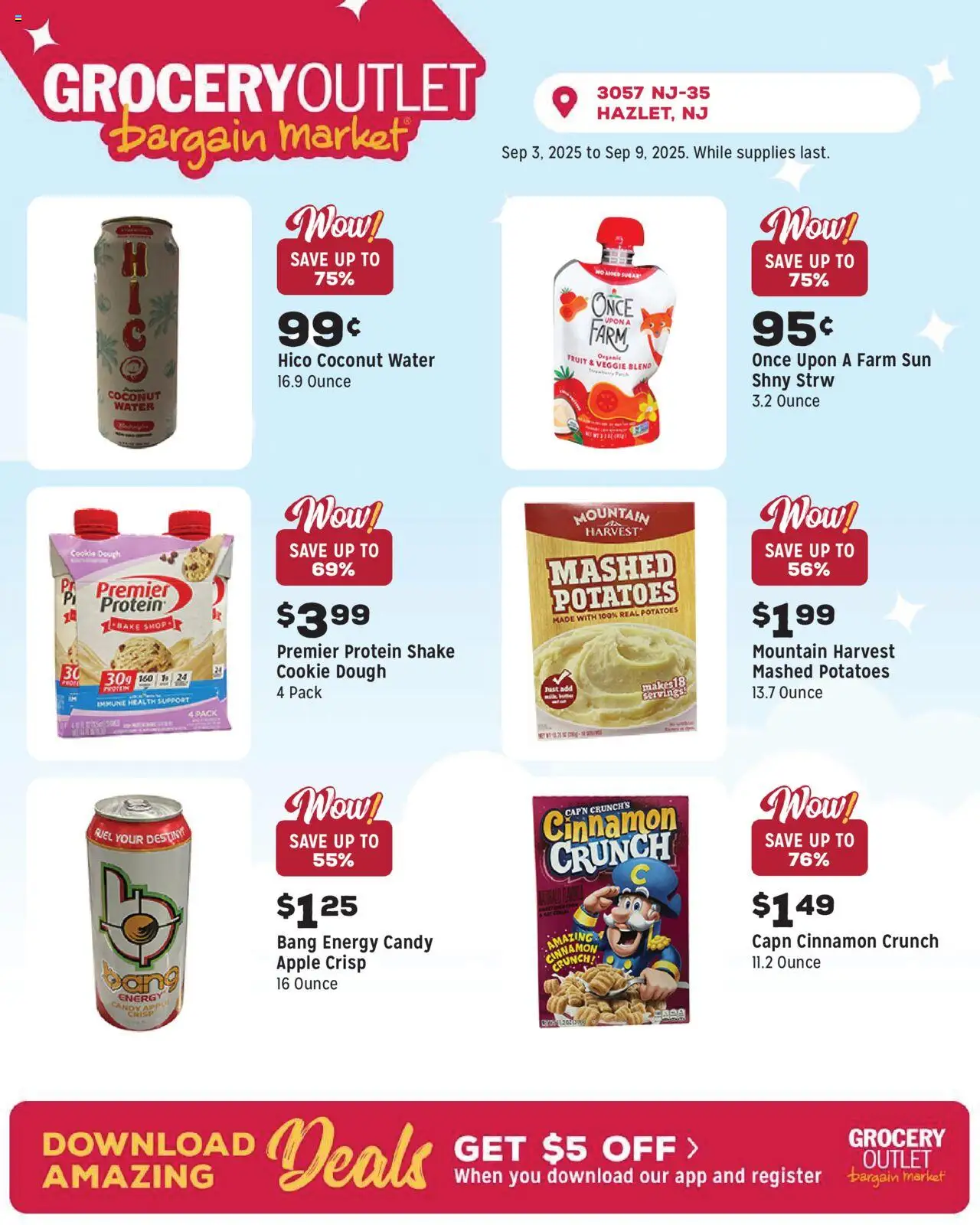Grocery Outlet Weekly Ad - valid from 03.09.2025 | Page: 8 | Products: Potatoes, Water