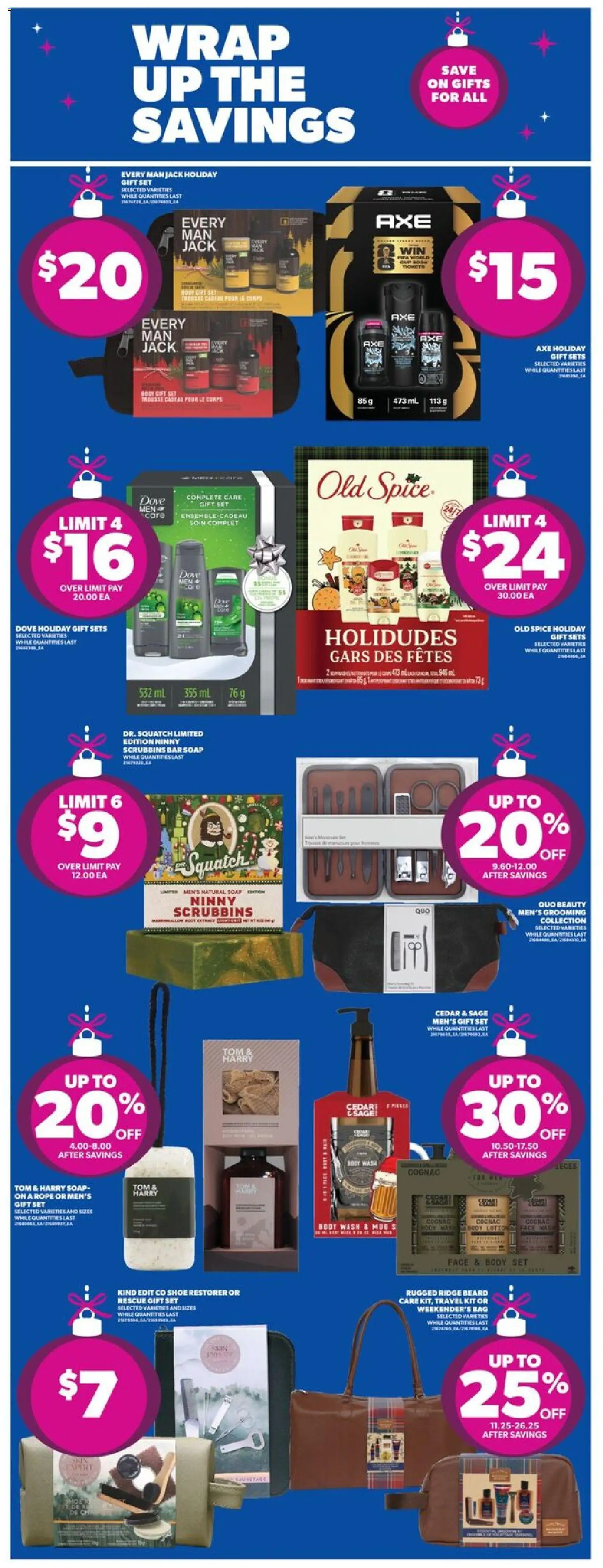 Real Canadian Superstore flyer valid from 11.12.2025 | Page: 30 | Products: Bag, Ridge, Soap