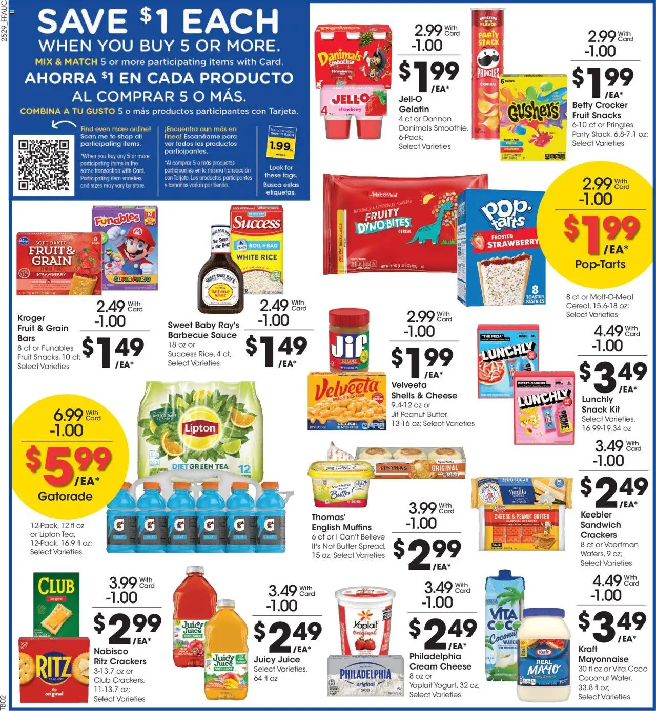 Fry's Food Weekly Ad - valid from 20.08.2025 | Page: 4 | Products: Toaster, Rice, Water, Mayonnaise