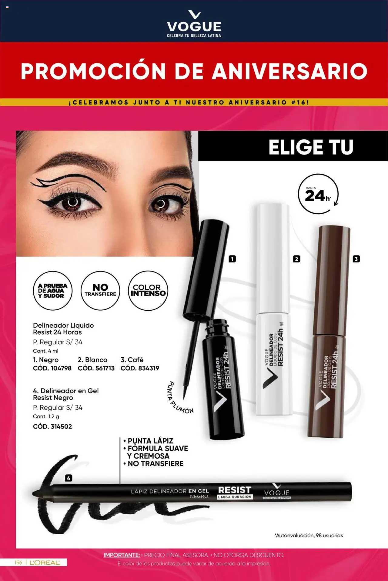 Catálogo Azzorti válido desde 15.09.2025 | Página: 160 | Productos: Delineador, Café
