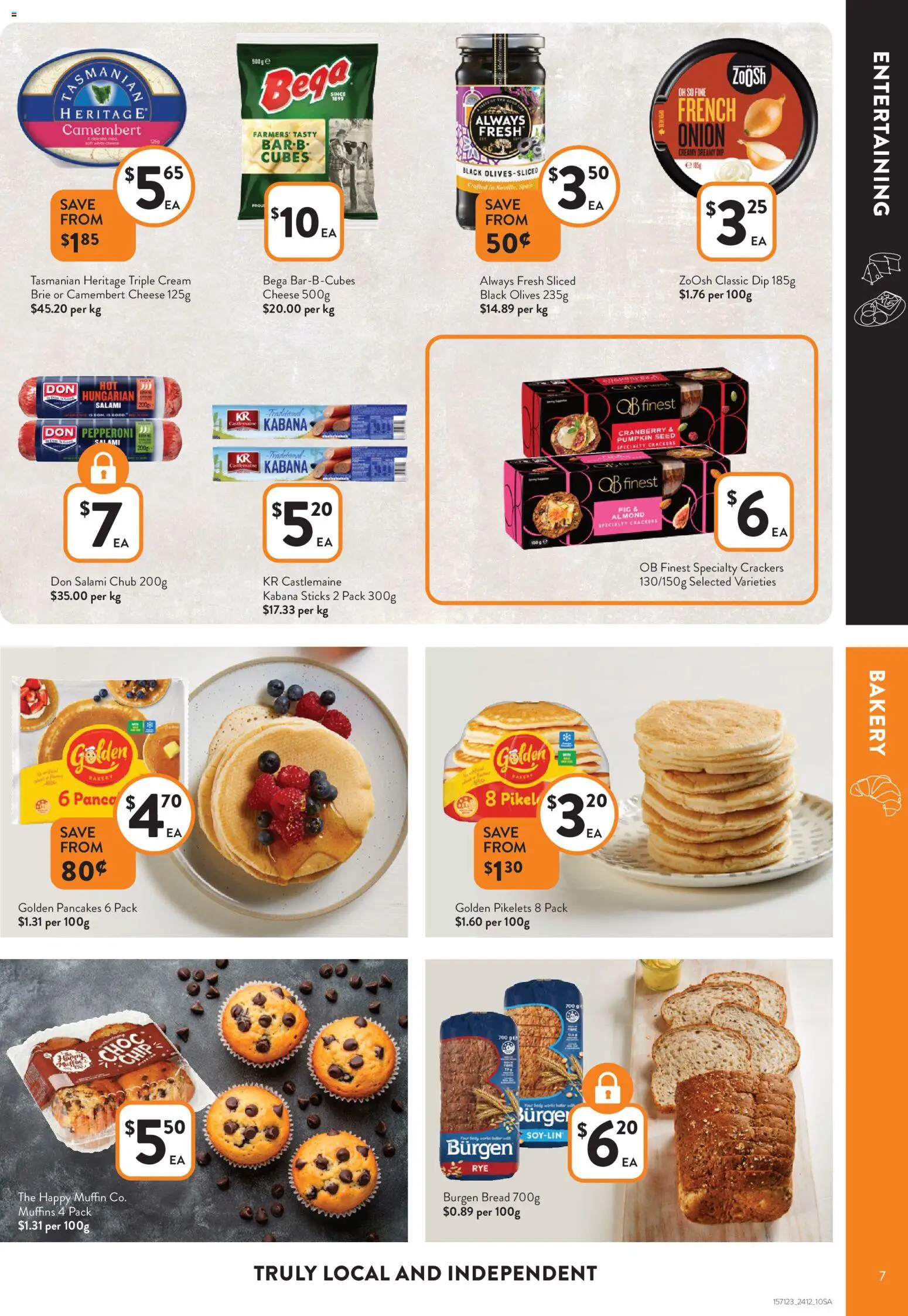 Foodworks catalogue - valid from 24.12.2025 | Page: 7 | Products: Crackers, Cheese, Bread, Pumpkin