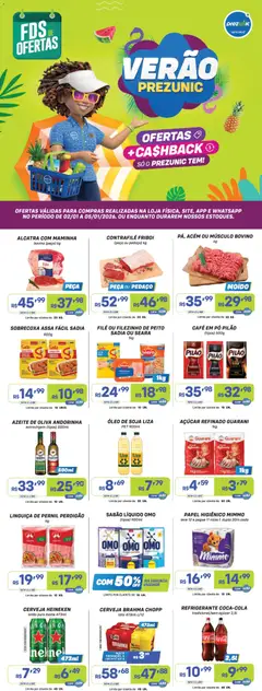 Encarte Prezunic - Pré-Visualização do folheto da loja Prezunic, válido de 02.01.2026