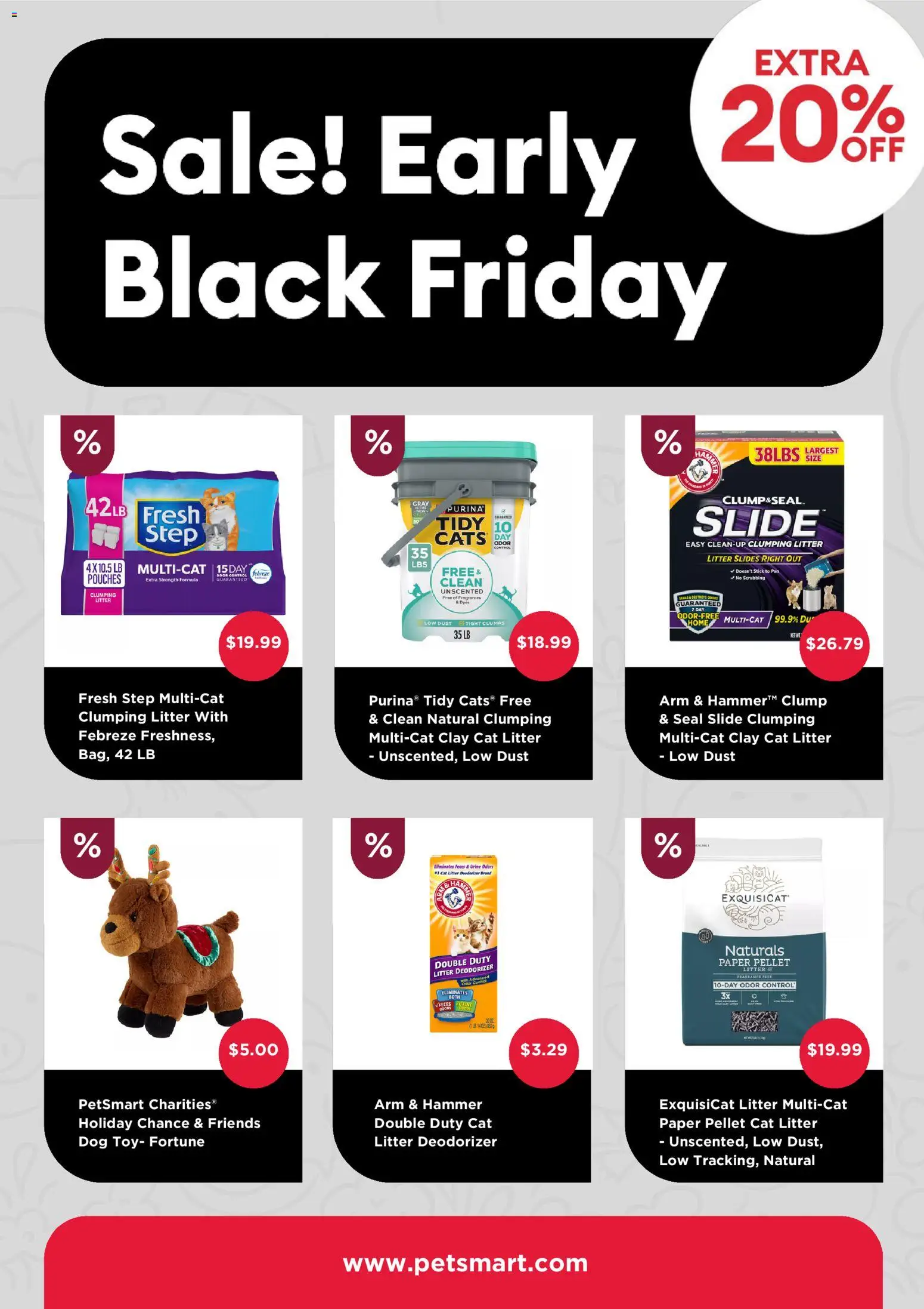 Petsmart Black Friday - valid from 24.11.2025 | Page: 3 | Products: Pan, Cat Litter, Hammer