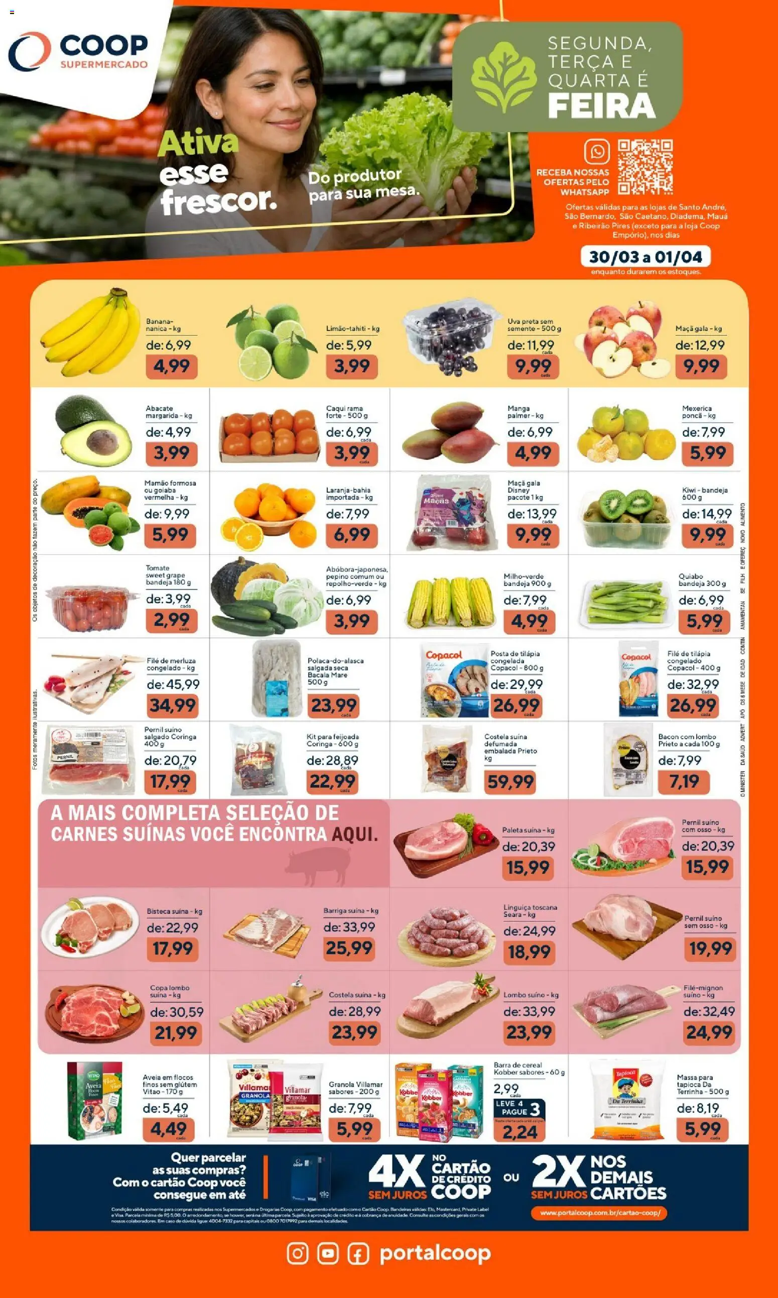 Coop ofertas Segunda, Terça e Quarta é Feira de 30/03/2026 ? Não perca as melhores promoções! | Brasil