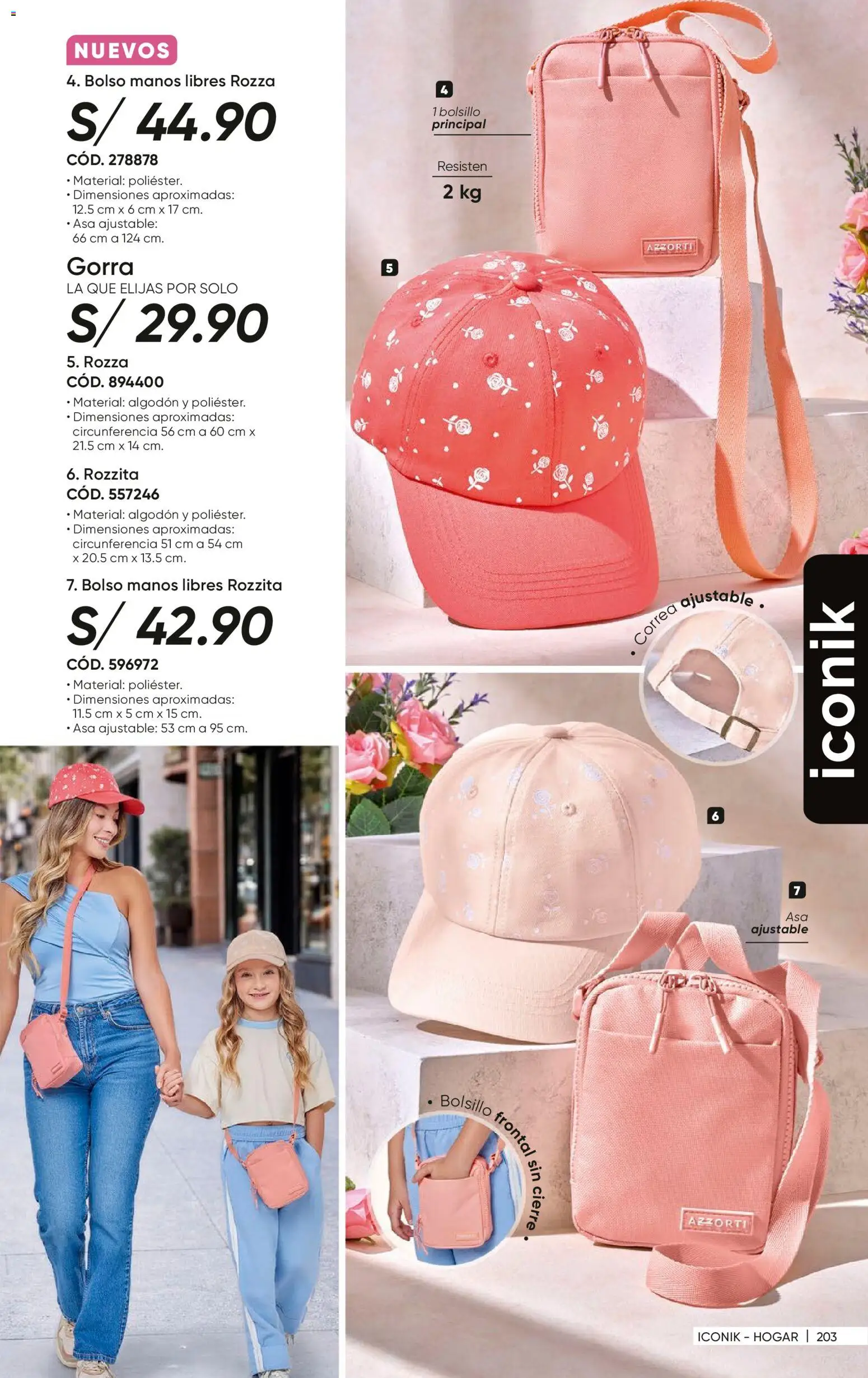 Catálogo Azzorti válido desde 14.04.2026 | Página: 207 | Productos: Bolso, Gorra