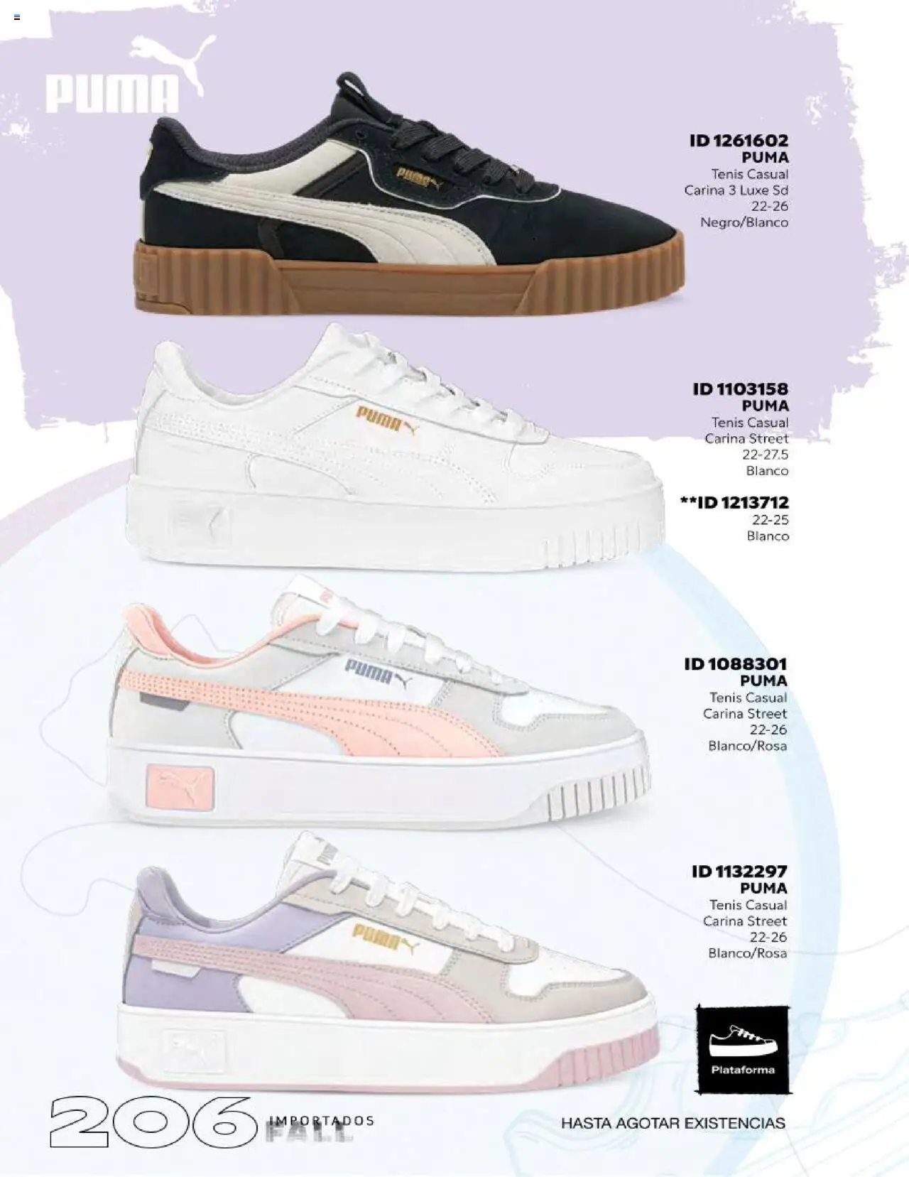Nuevas ofertas de Price Shoes válidas en toda la República Mexicana desde el 18.10.2025. ¡Encuentra las mejores ofertas en Price Shoes catálogo Fall Importados segunda! | Página: 206 | Productos: Tenis
