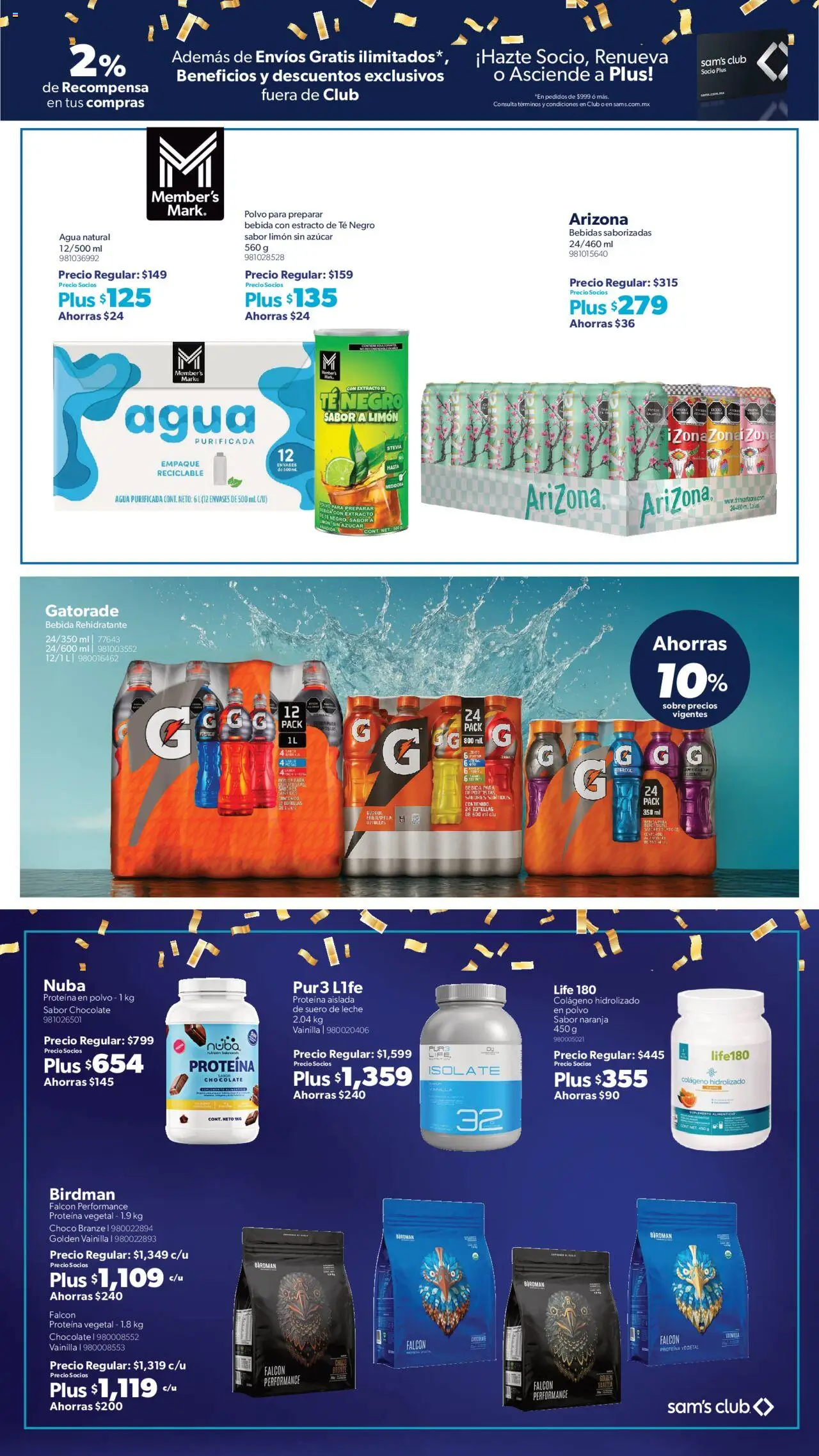 Nuevas ofertas de Sam's Club válidas en toda la República Mexicana desde el 01.10.2025. ¡Encuentra las mejores ofertas en Sam's Club - Catálogo Plus Fest Nacional! | Página: 12 | Productos: Azúcar, Limón, Leche, Sobre