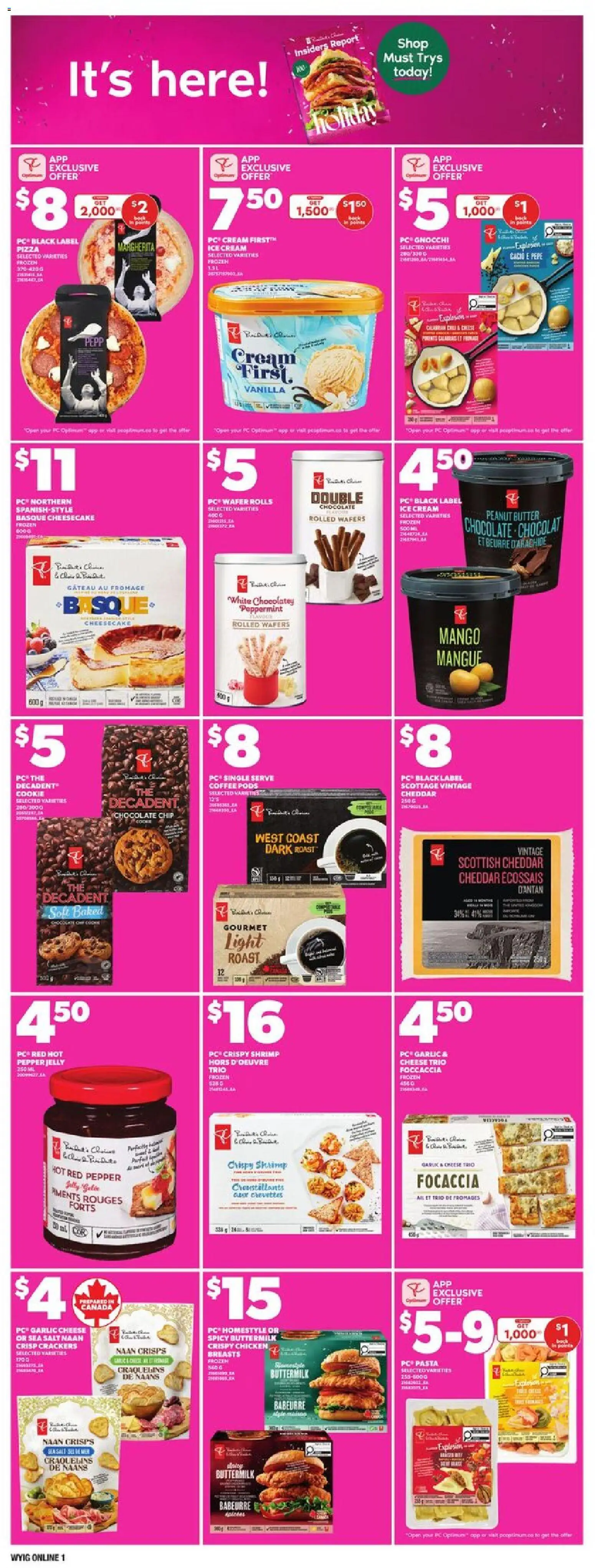 Independent Grocer flyer valid from 06.11.2025 | Page: 9 | Products: Pasta, Cream, Coffee, Chicken
