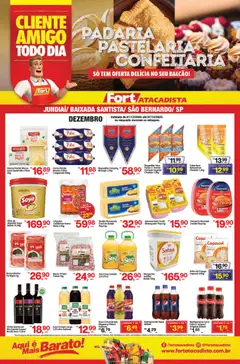 Fort Atacadista - Ofertas Padaria - Pré-Visualização do folheto da loja Fort Atacadista, válido de 01.12.2025 | Página: 1 | Produtos: Suco, Massa, Frango, Peito de frango