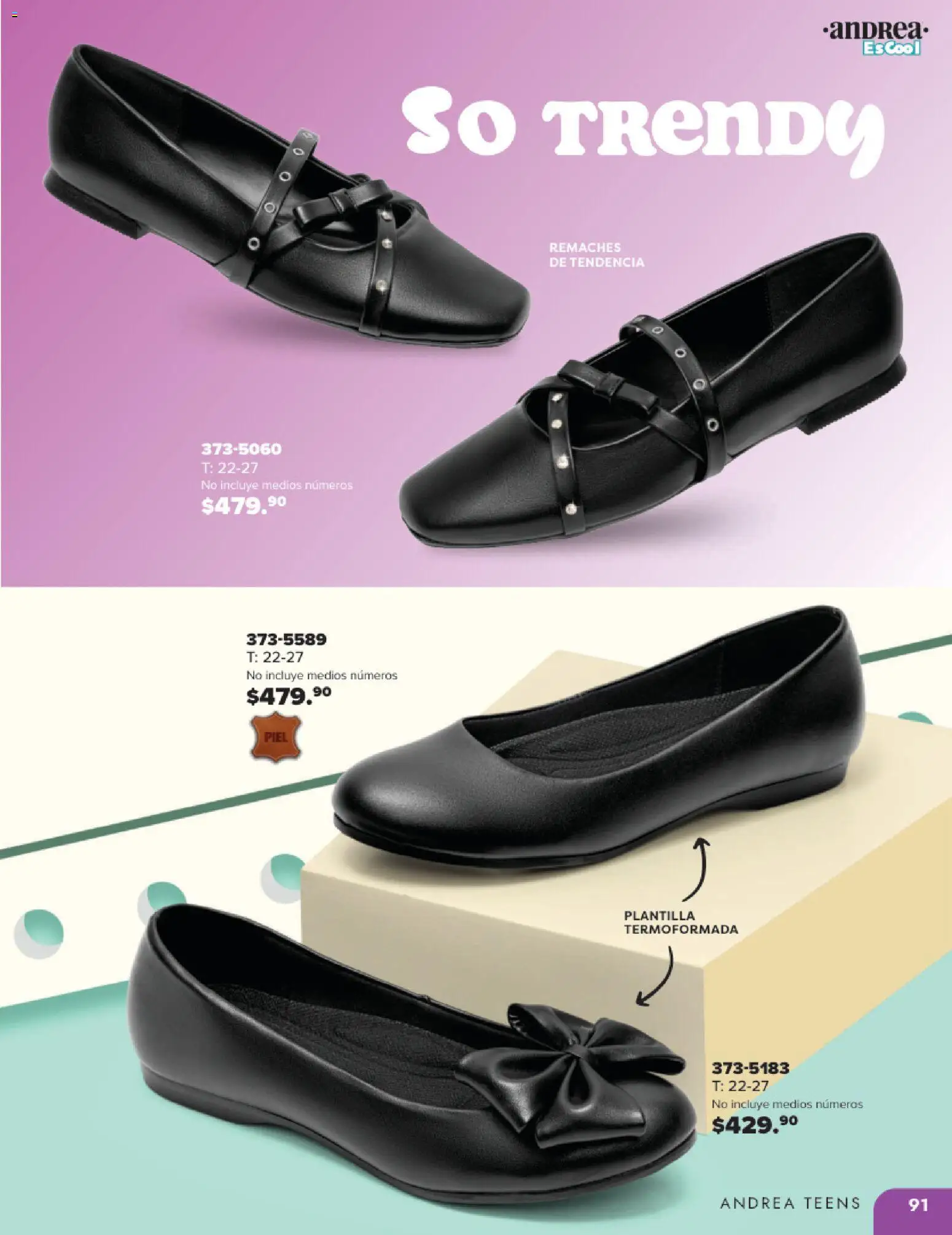 Nuevas ofertas de Andrea válidas en toda la República Mexicana desde el 25.05.2025. ¡Encuentra las mejores ofertas en Andrea catálogo Colegial ! | Página: 91