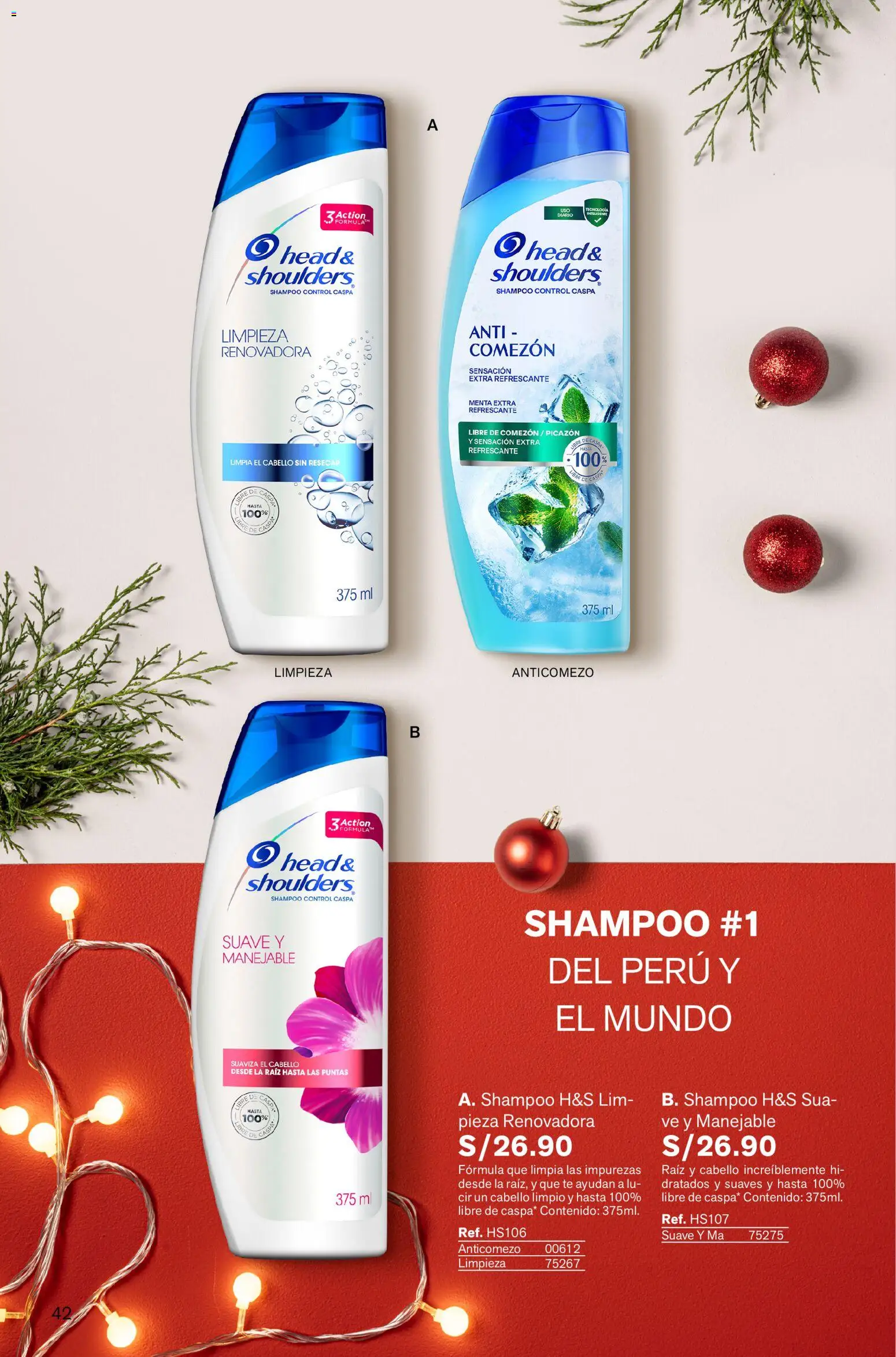 Catálogo Leonisa válido desde 05.12.2025 | Página: 42 | Productos: Shampoo, Té