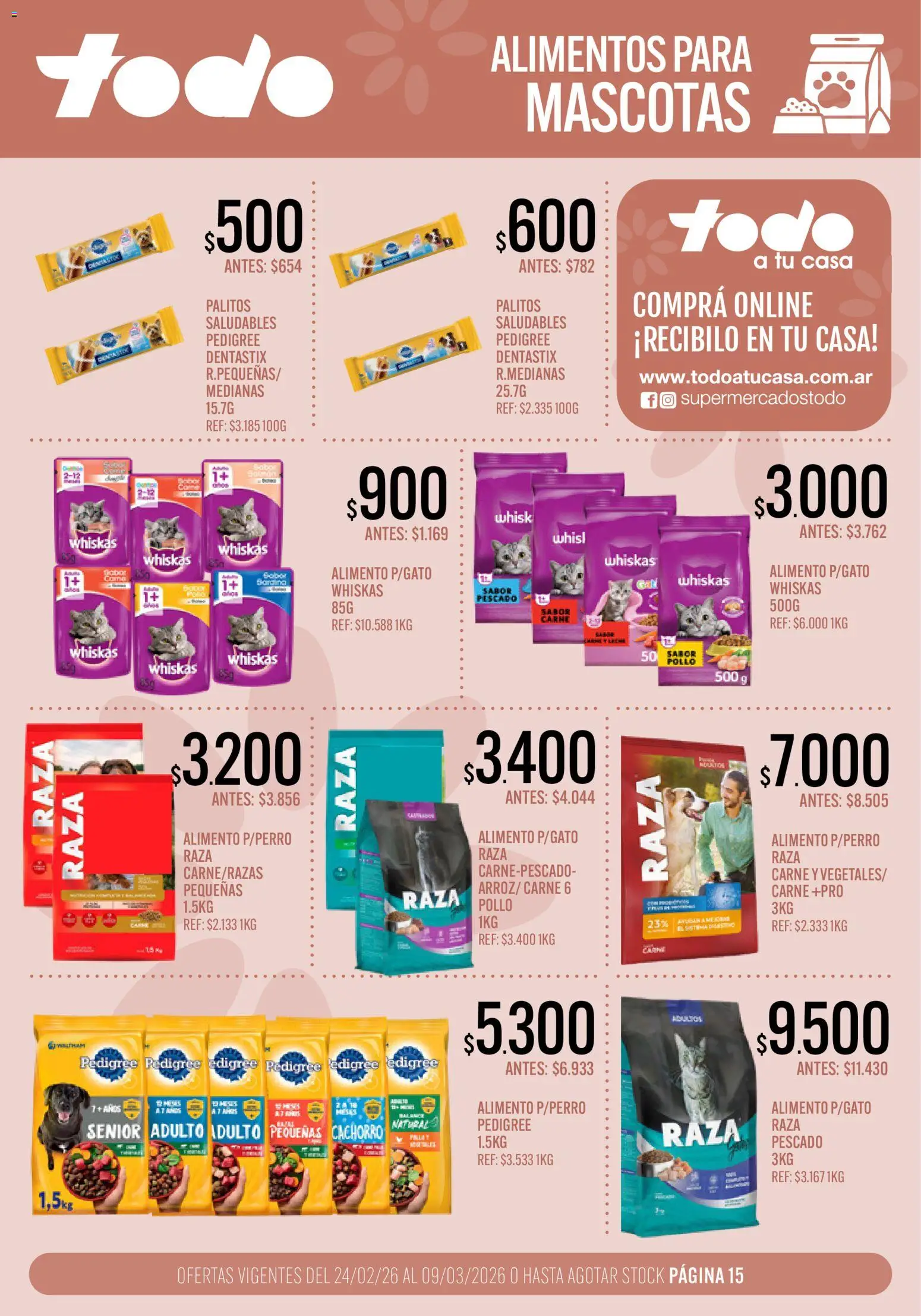 Supermercados TODO - Ofertas │ válido desde el 24.02.2026 | Página: 15 | Productos: Pollo, Pescado