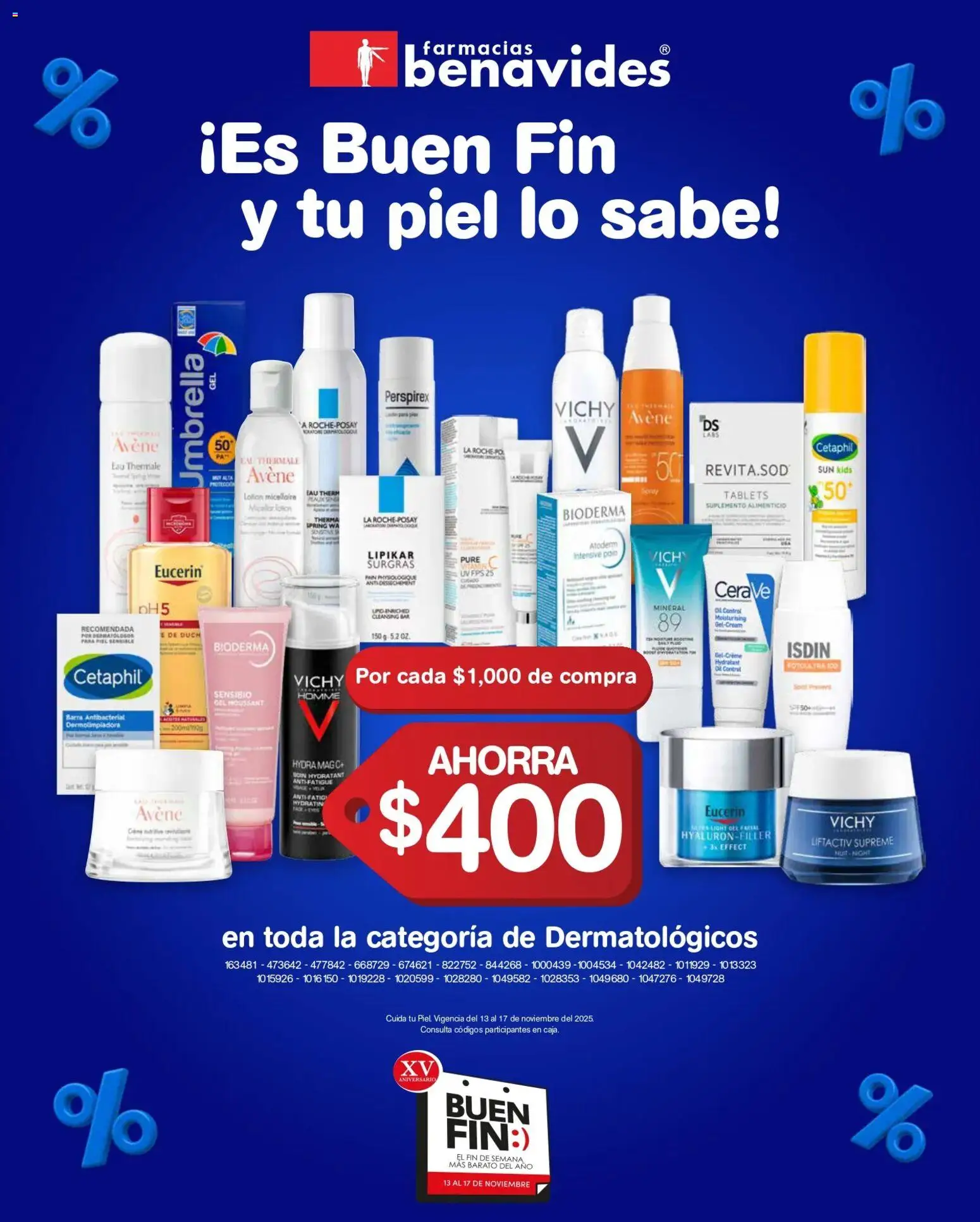 Nuevas ofertas de Farmacia Benavides válidas en toda la República Mexicana desde el 13.11.2025. ¡Encuentra las mejores ofertas en Farmacia Benavides Buen Fin ! | Página: 9 | Productos: Barra