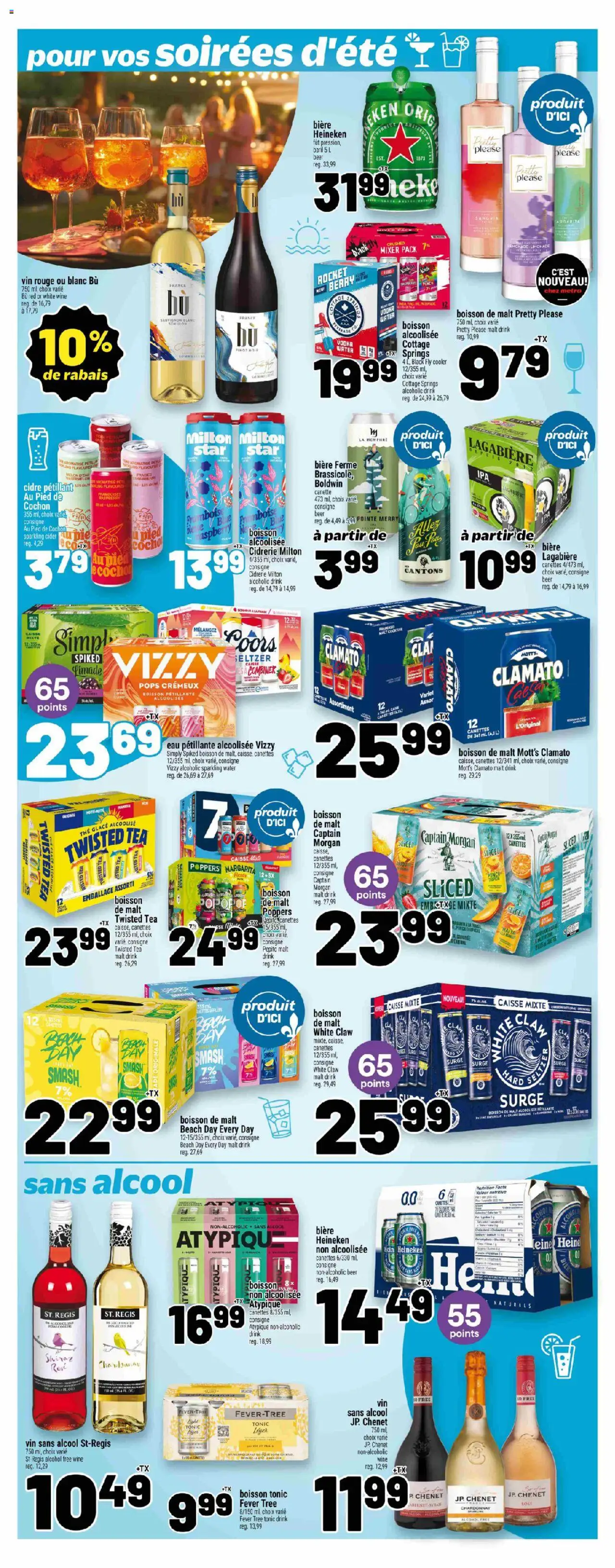 Metro flyer valid from 31.07.2025 | Page: 20 | Products: Tea, Mixer, Wine, Beer