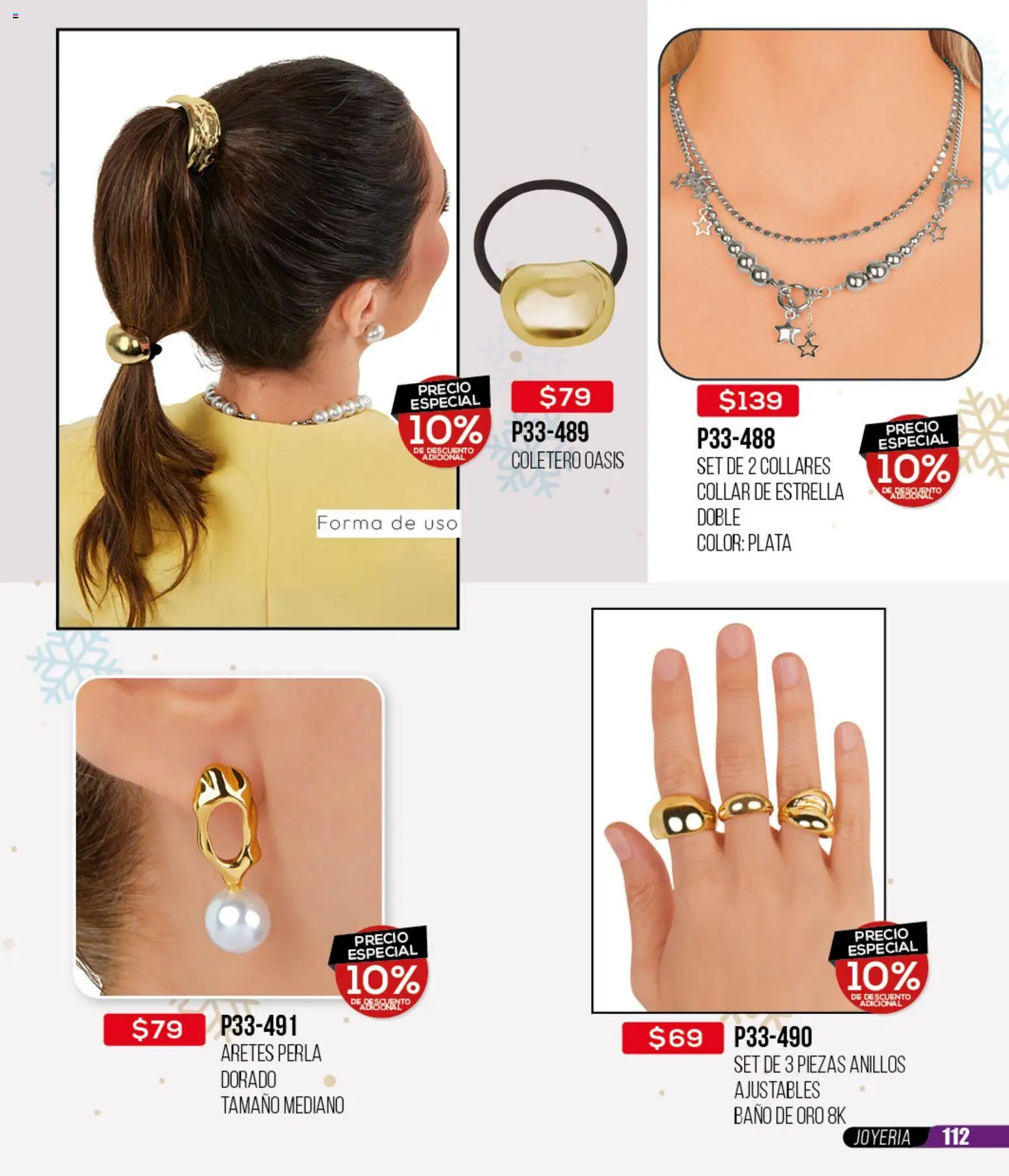 Nuevas ofertas de Cklass válidas en toda la República Mexicana desde el 02.01.2026. ¡Encuentra las mejores ofertas en Cklass catálogo Rebajas Inicio de Año Calzado! | Página: 414 | Productos: Collar, Aretes, Baño