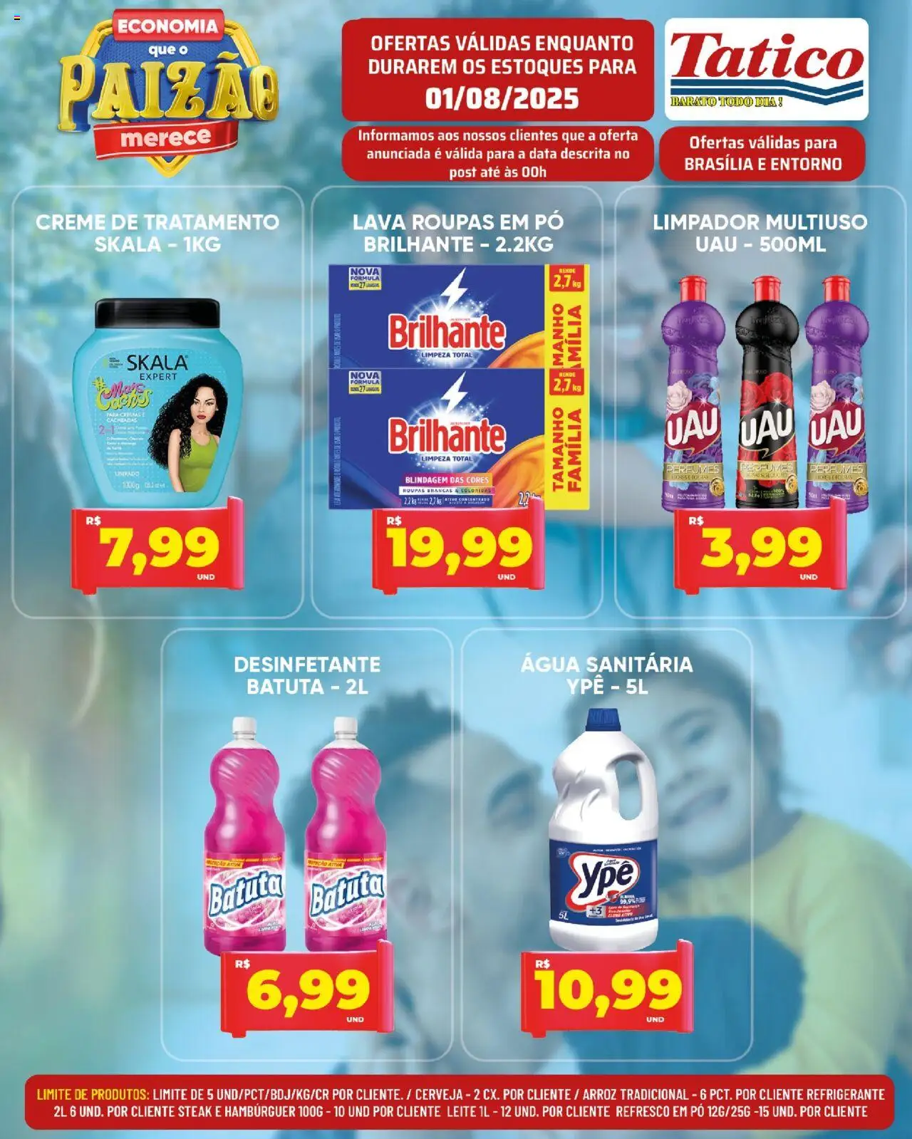 Tatico Folheto - válido de 01.08.2025 | Página: 17 | Produtos: Refresco, Perfumes, Desinfetante, Água sanitária