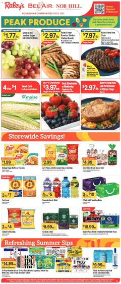 Preview of Raley's weekly ads valid from 30.07.2025