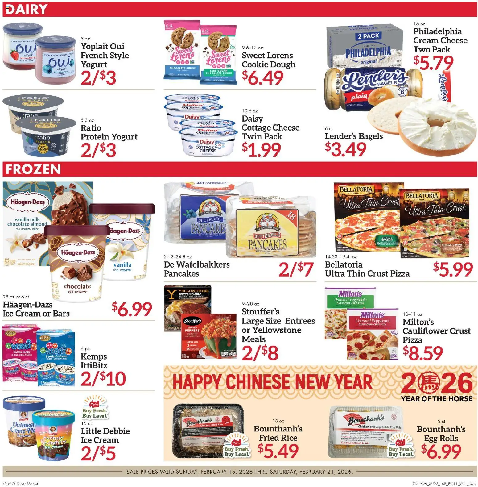 Martin’s - Next Ad - IN - valid from 15.02.2026 | Page: 11 | Products: Peppers, Milk, Rice, Cauliflower