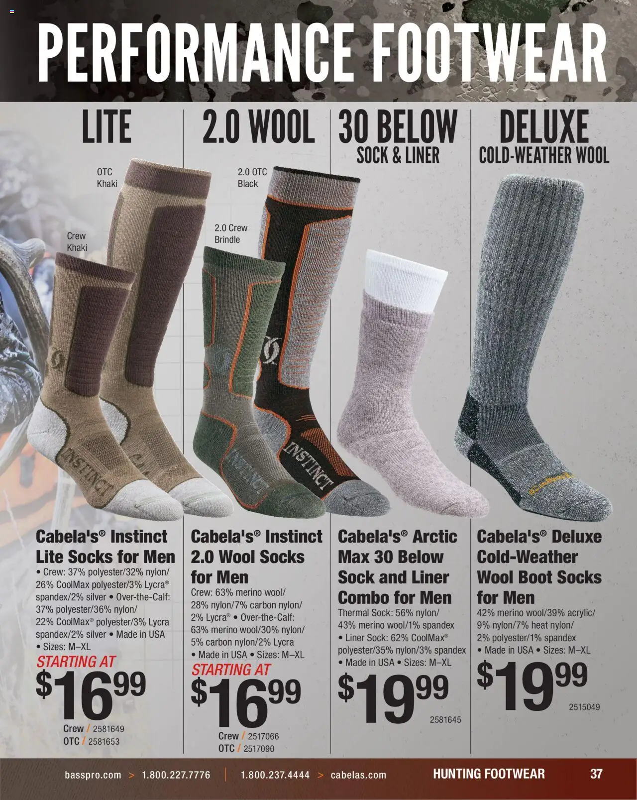 Cabela's Hunting Master 25 - valid from 11.08.2025 | Page: 37 | Products: Socks